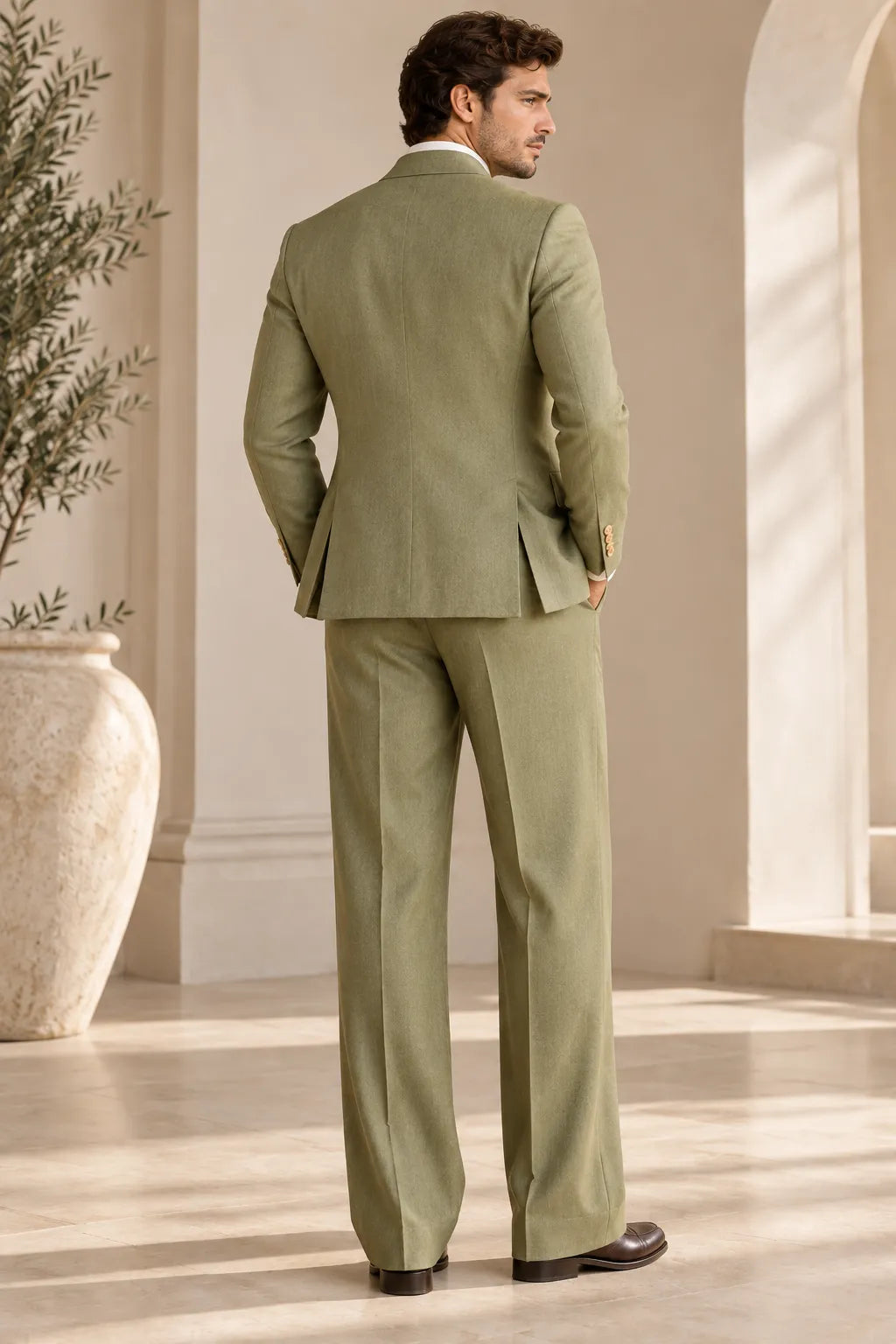 Abito da uomo doppiopetto slim fit 2 pezzi