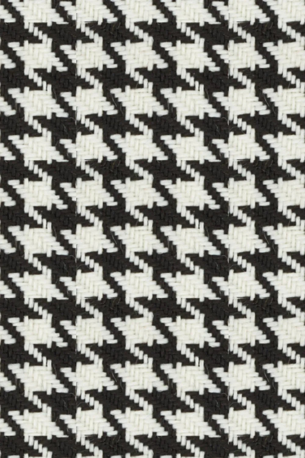 Men's Black Houndstooth Double-Breasted 2 Piece Suit