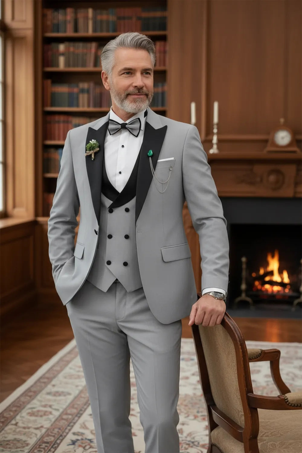 Men's Gala Night Formal Tuxedo 3 Piece Suit