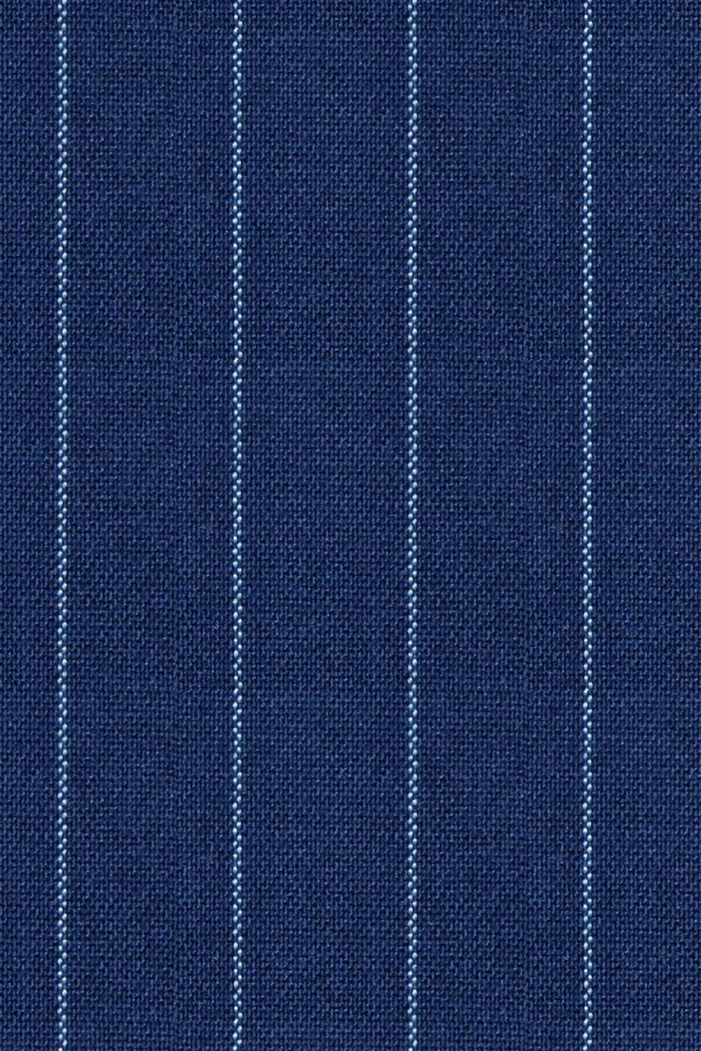 Men's Navy Blue Pinstripe Wide Notch Lapel 2 Piece Suit