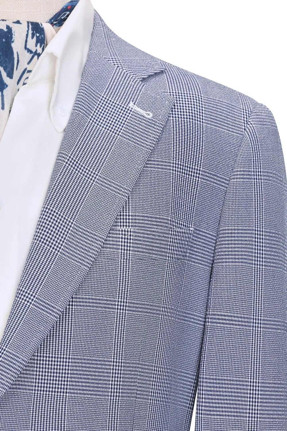 Men's Modern Gentry Checked 3 Piece Suits