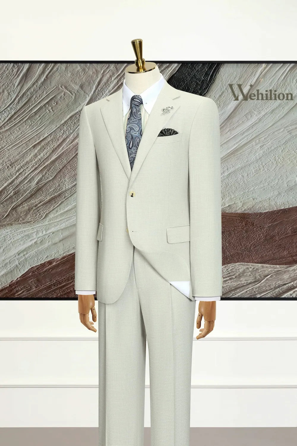 Men's Modern Lightweight 3 Piece Suits
