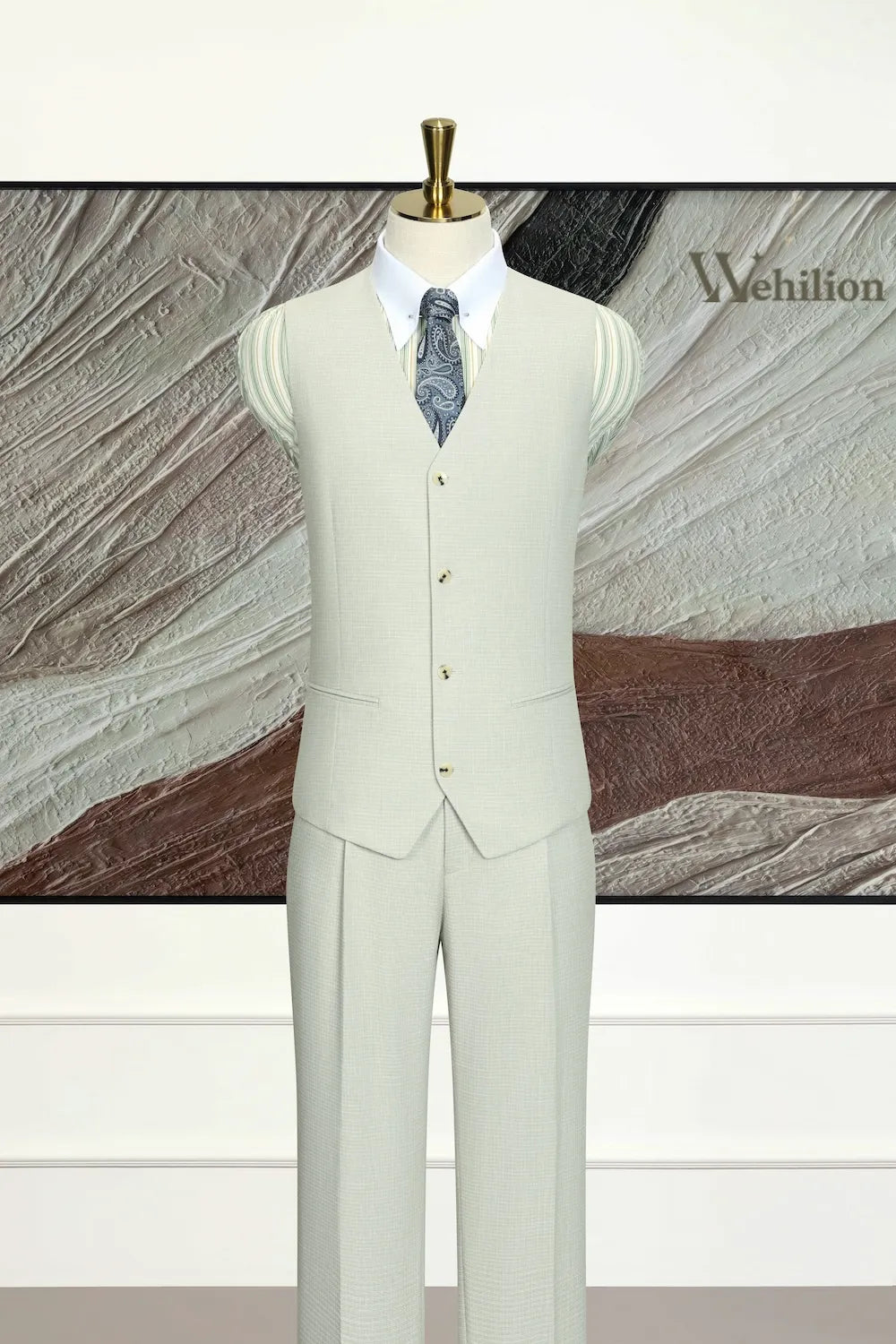 Men's Modern Lightweight 3 Piece Suits