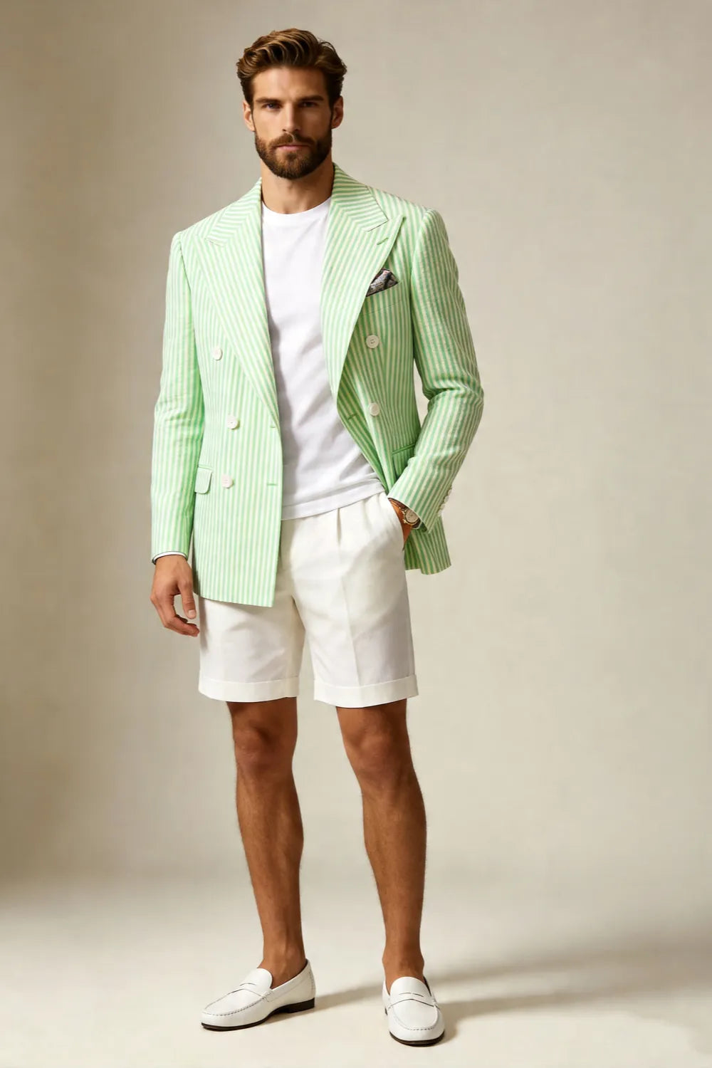 Abito da uomo doppiopetto slim fit 2 pezzi
