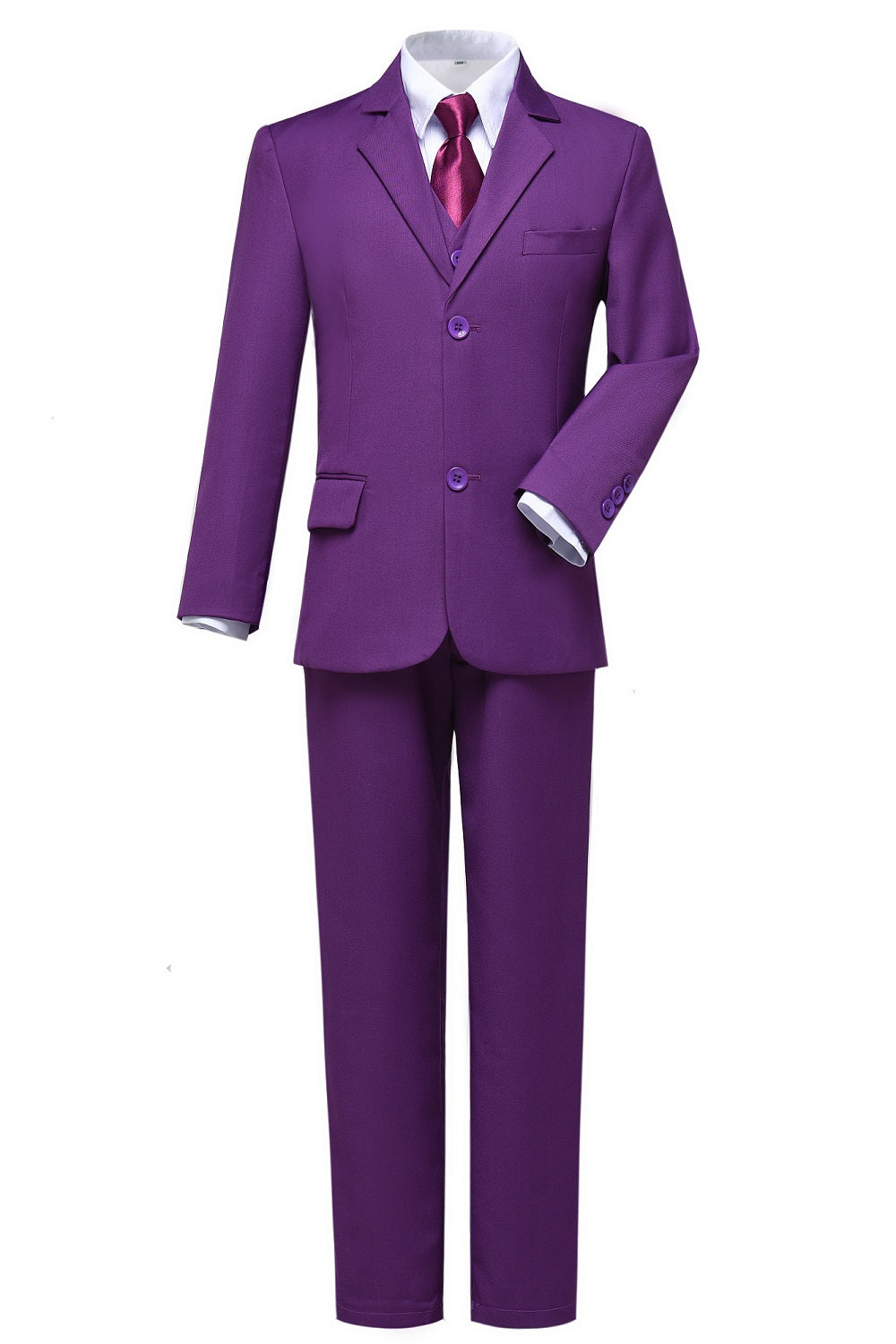 Boys Kids Formal 3 Piece Suits - Blazer Vest & Pants