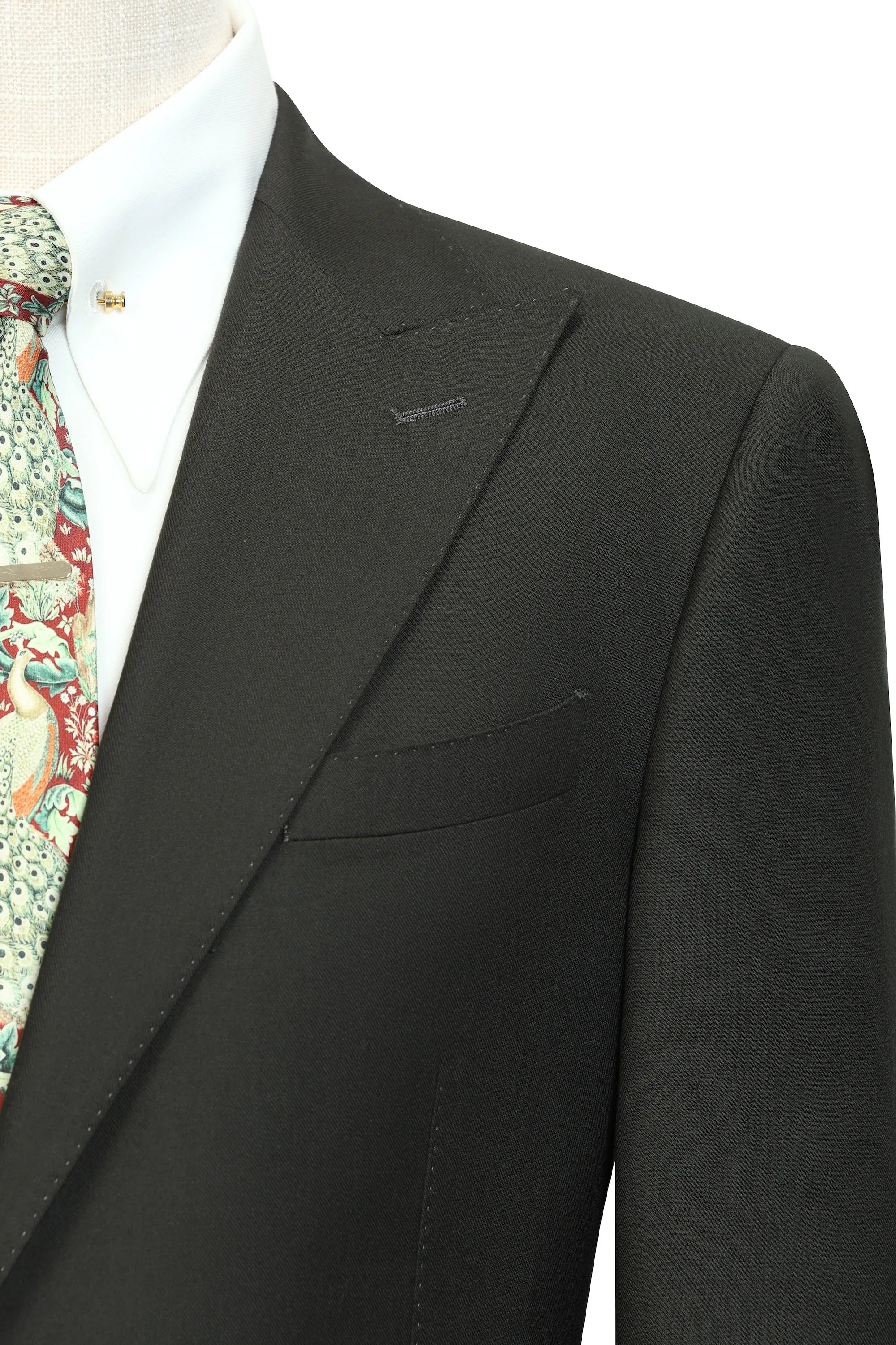 Men's Olive Green Modern 3 Piece Suit