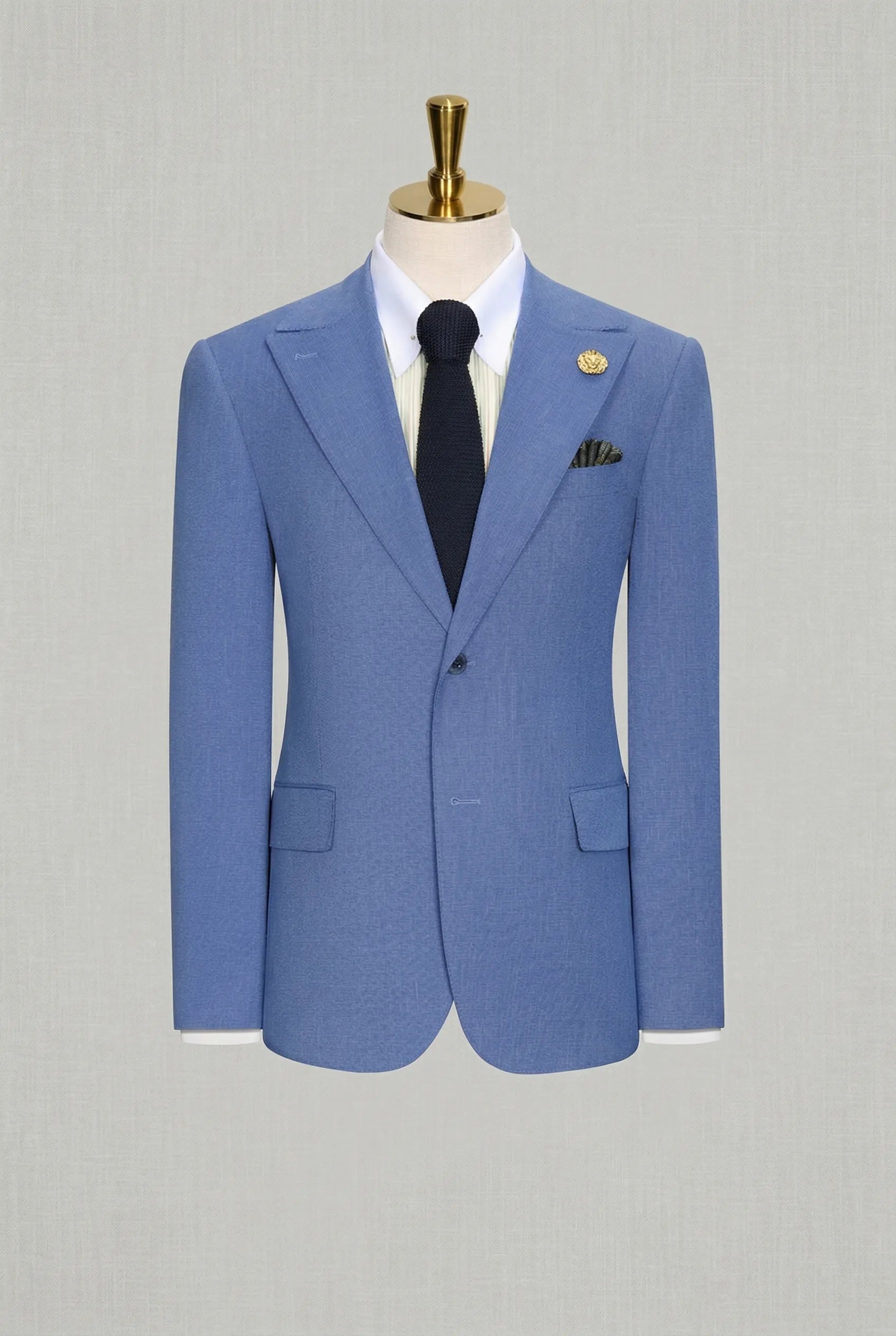 Men's Modern Blue 2 Piece Suit
