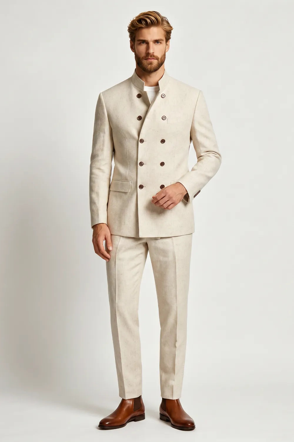 Abito da uomo doppiopetto slim fit 2 pezzi