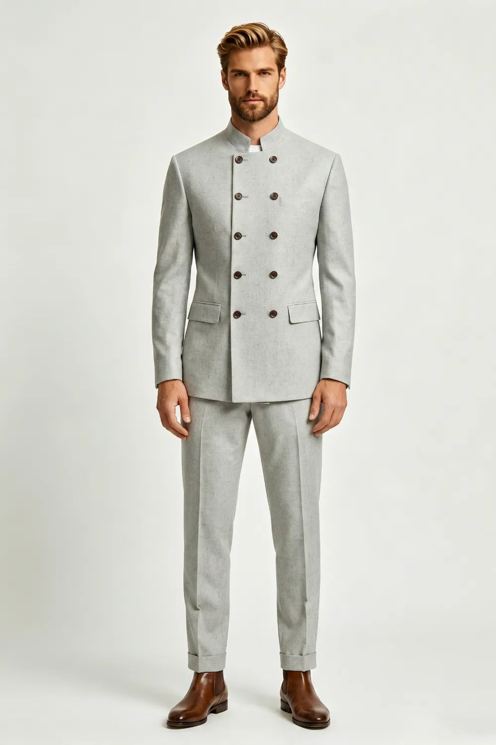 Abito da uomo doppiopetto slim fit 2 pezzi