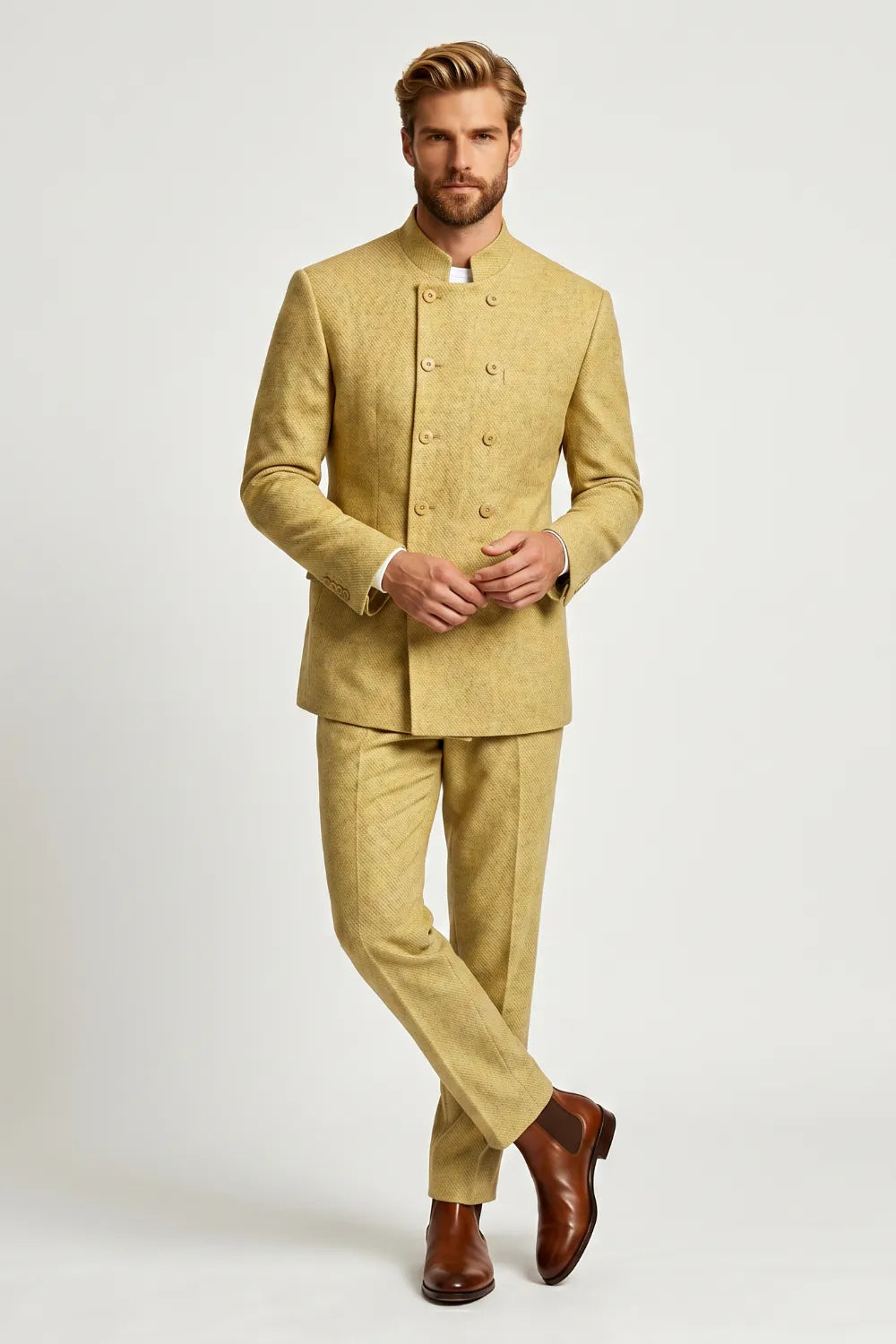 Abito da uomo doppiopetto slim fit 2 pezzi