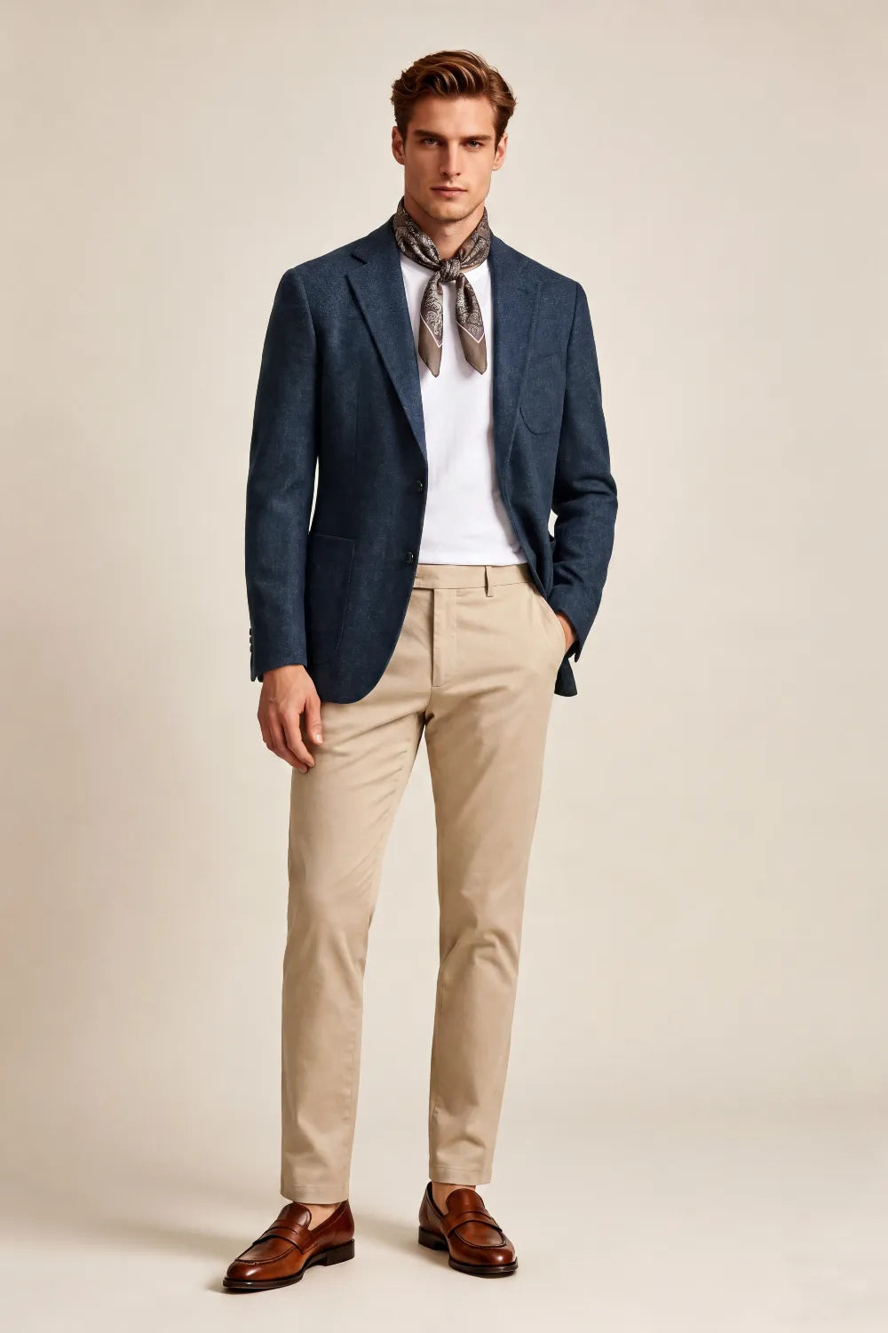 Abito da uomo doppiopetto slim fit 2 pezzi
