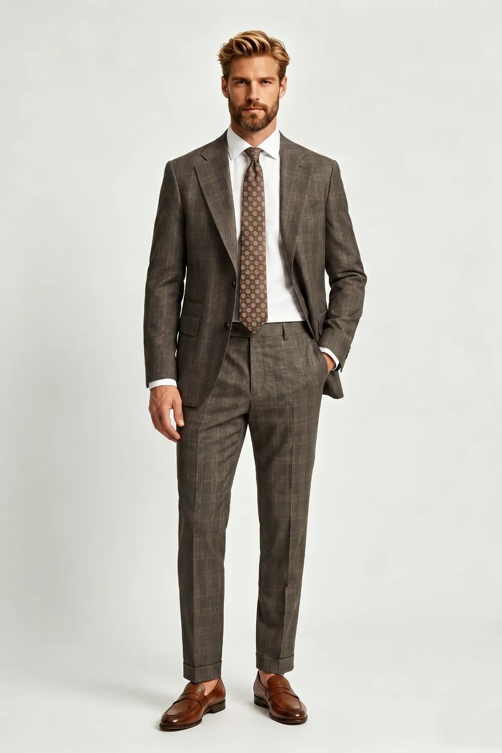 Abito da uomo doppiopetto slim fit 2 pezzi