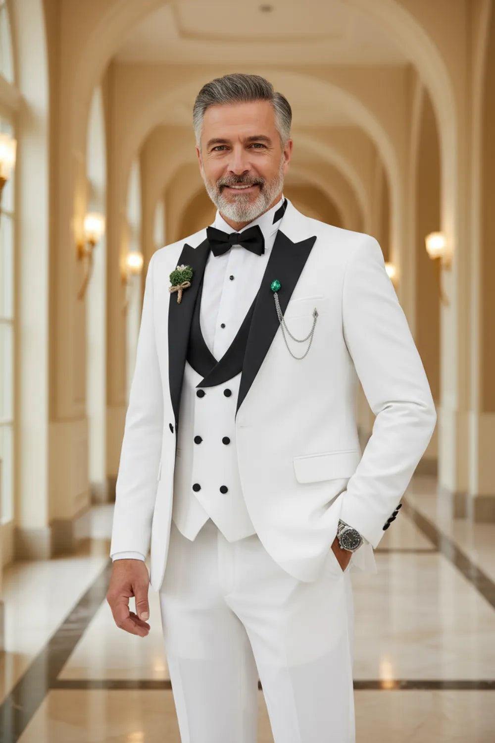 Men's Gala Night Formal Tuxedo 3 Piece Suit