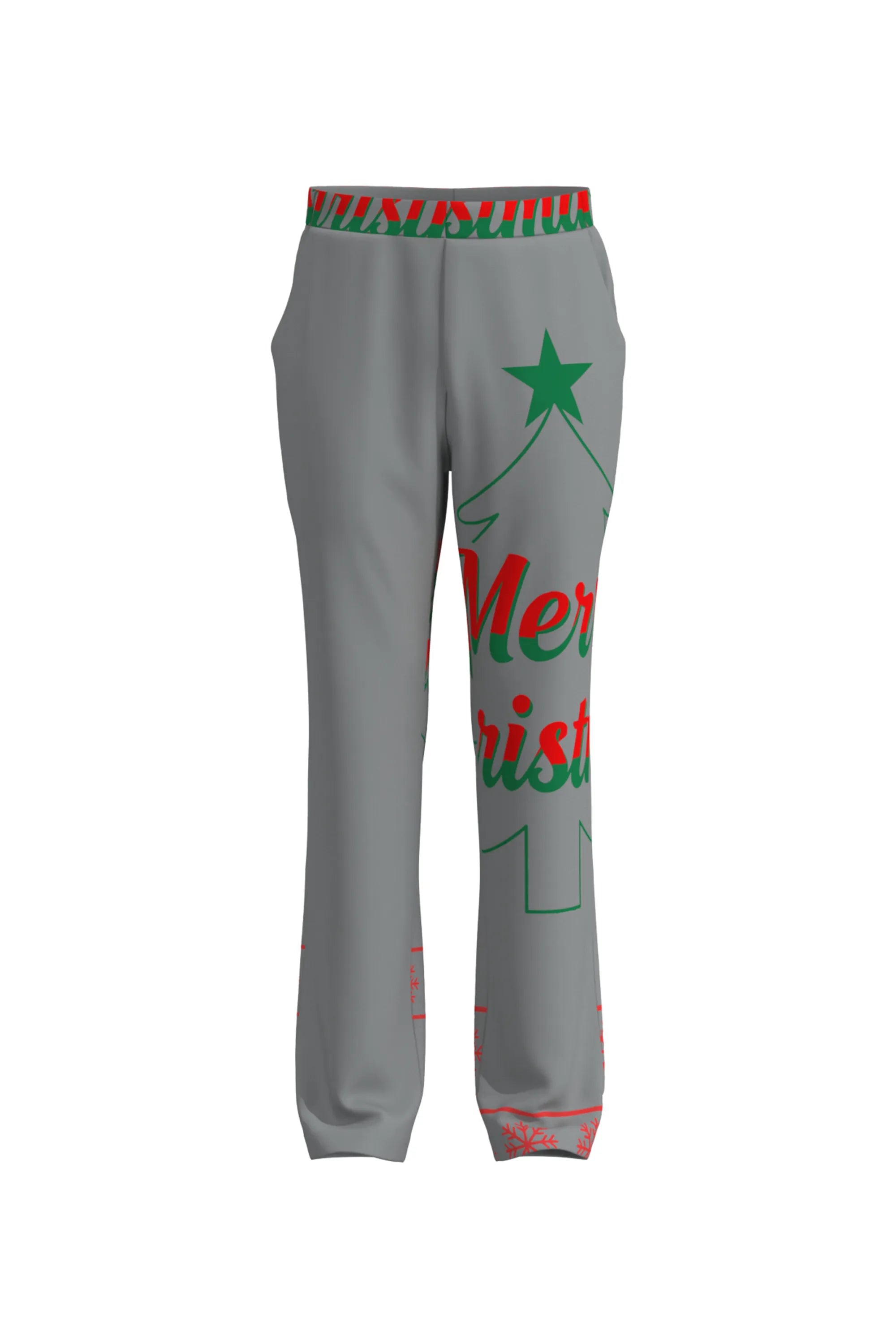 Men's Trees Pattern Christmas Eve Party 2 Piece Suit