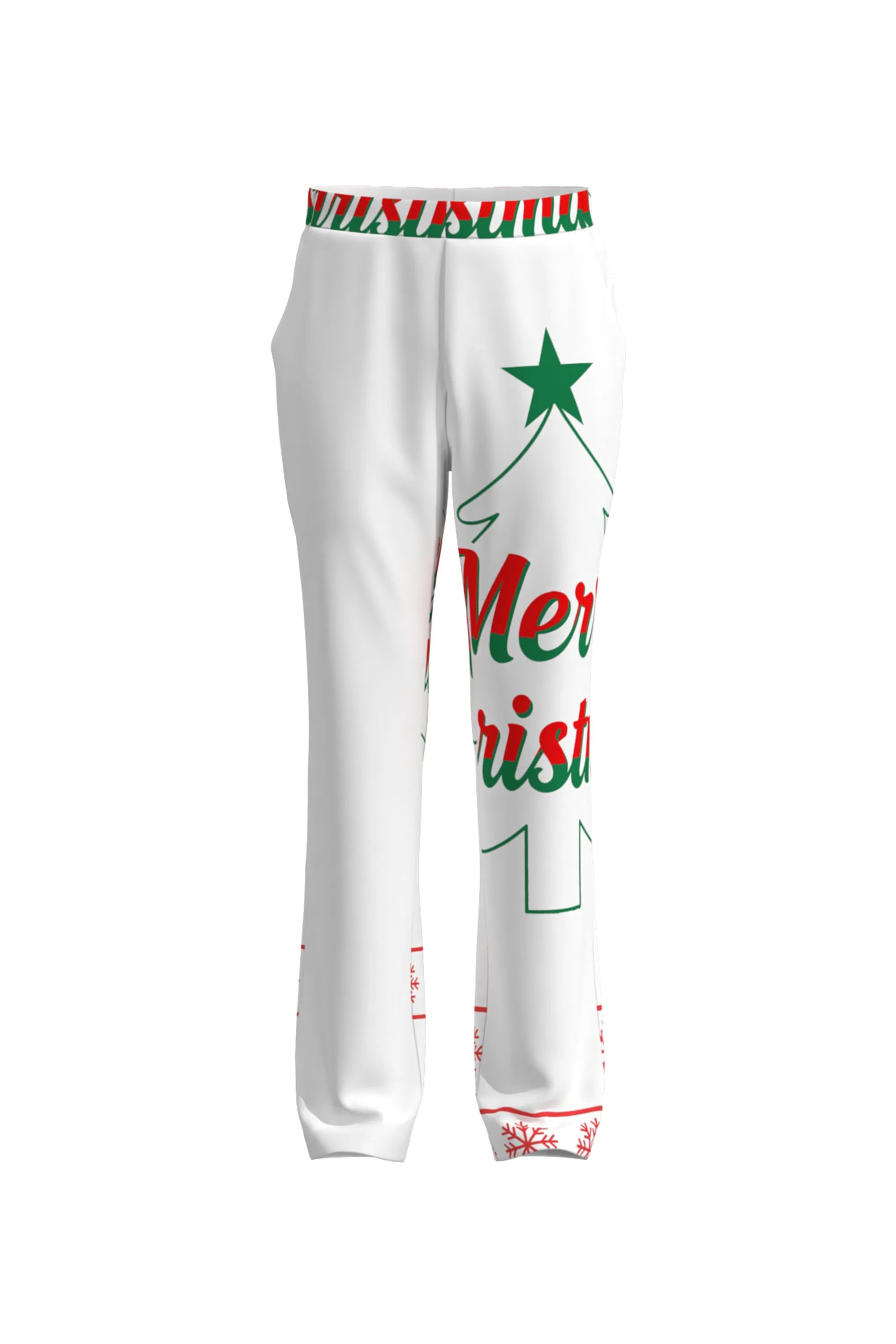 Men's Trees Pattern Christmas Eve Party 2 Piece Suit