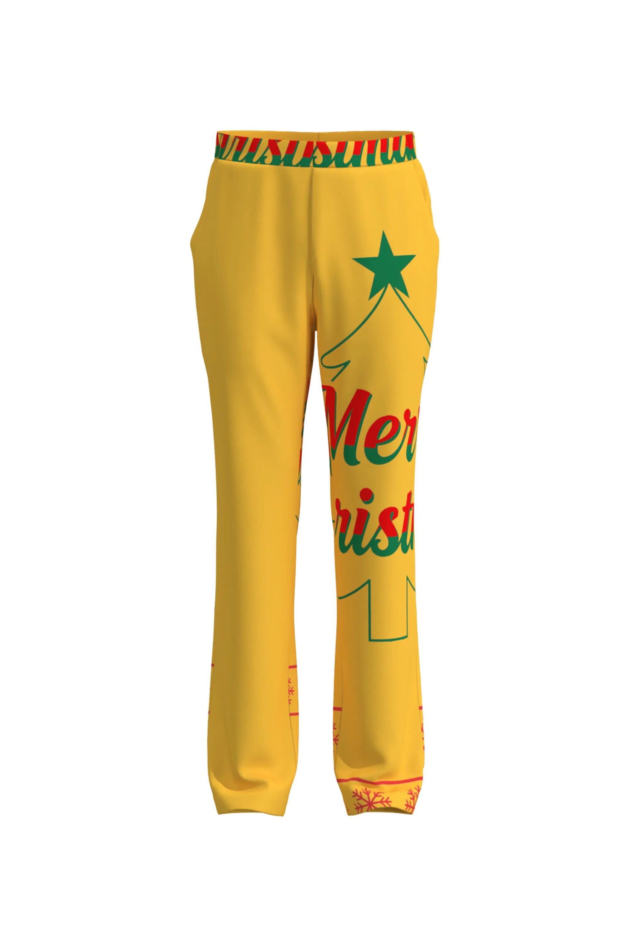 Men's Trees Pattern Christmas Eve Party 2 Piece Suit