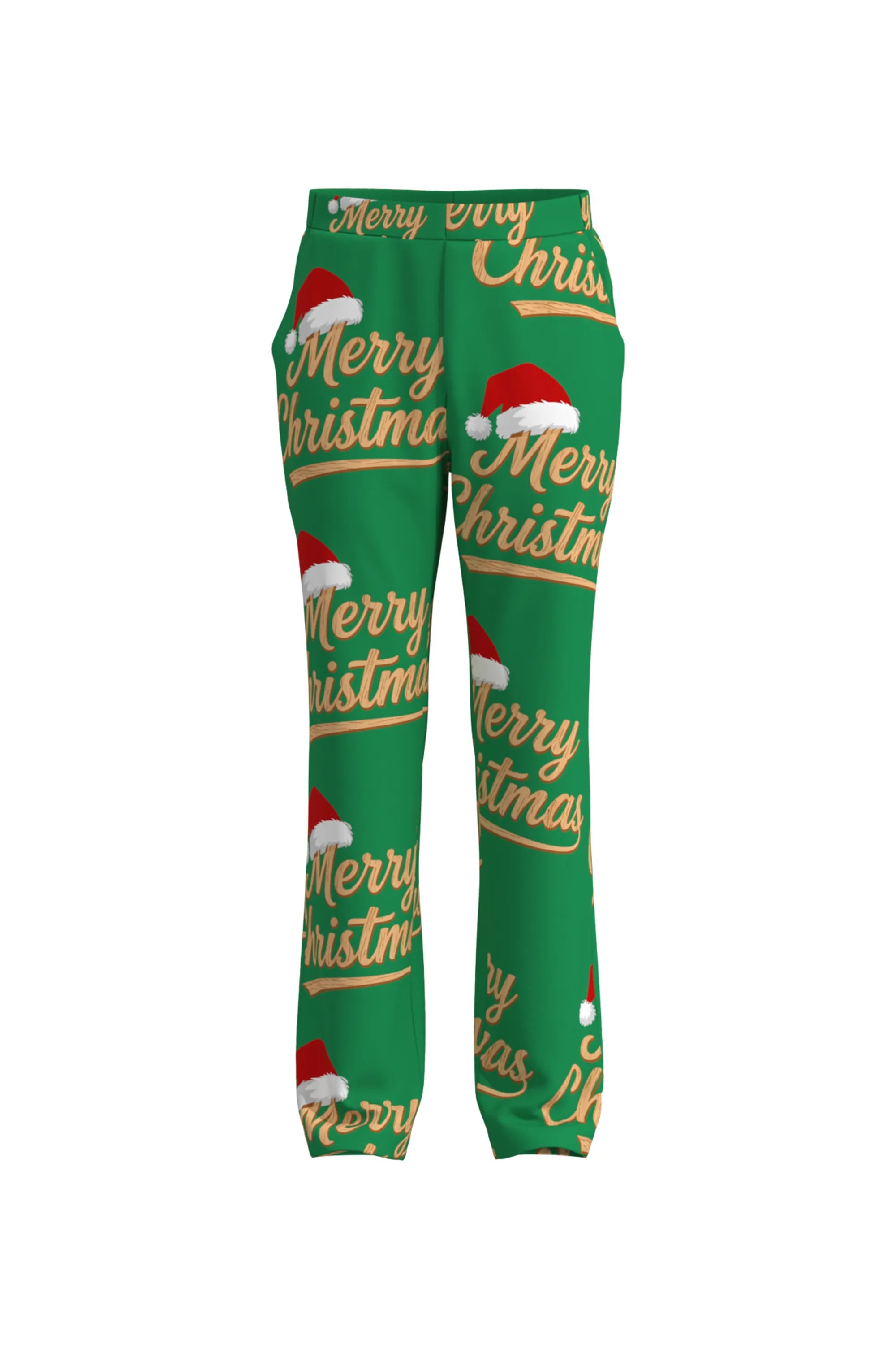 Men's Festive Graphics Christmas Eve Party 2 Piece Suit