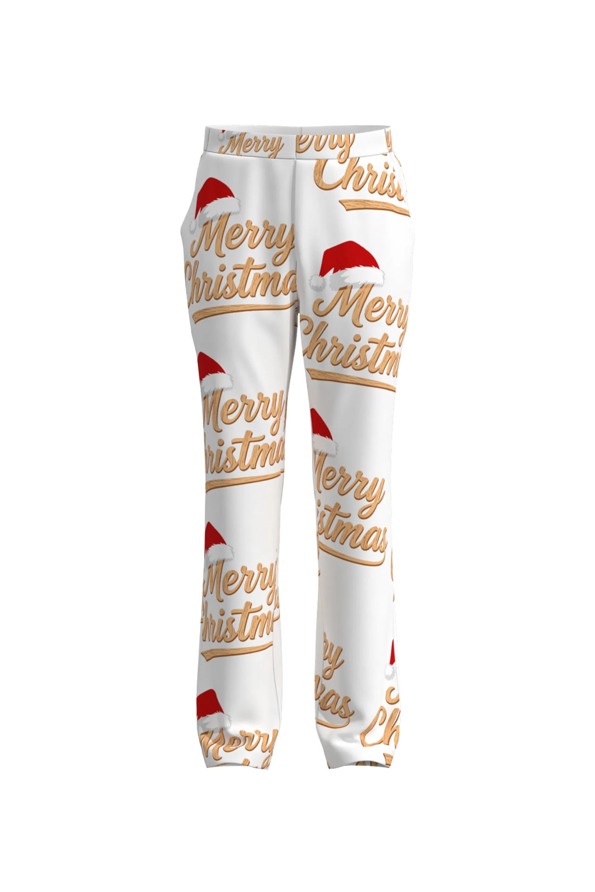 Men's Festive Graphics Christmas Eve Party 2 Piece Suit