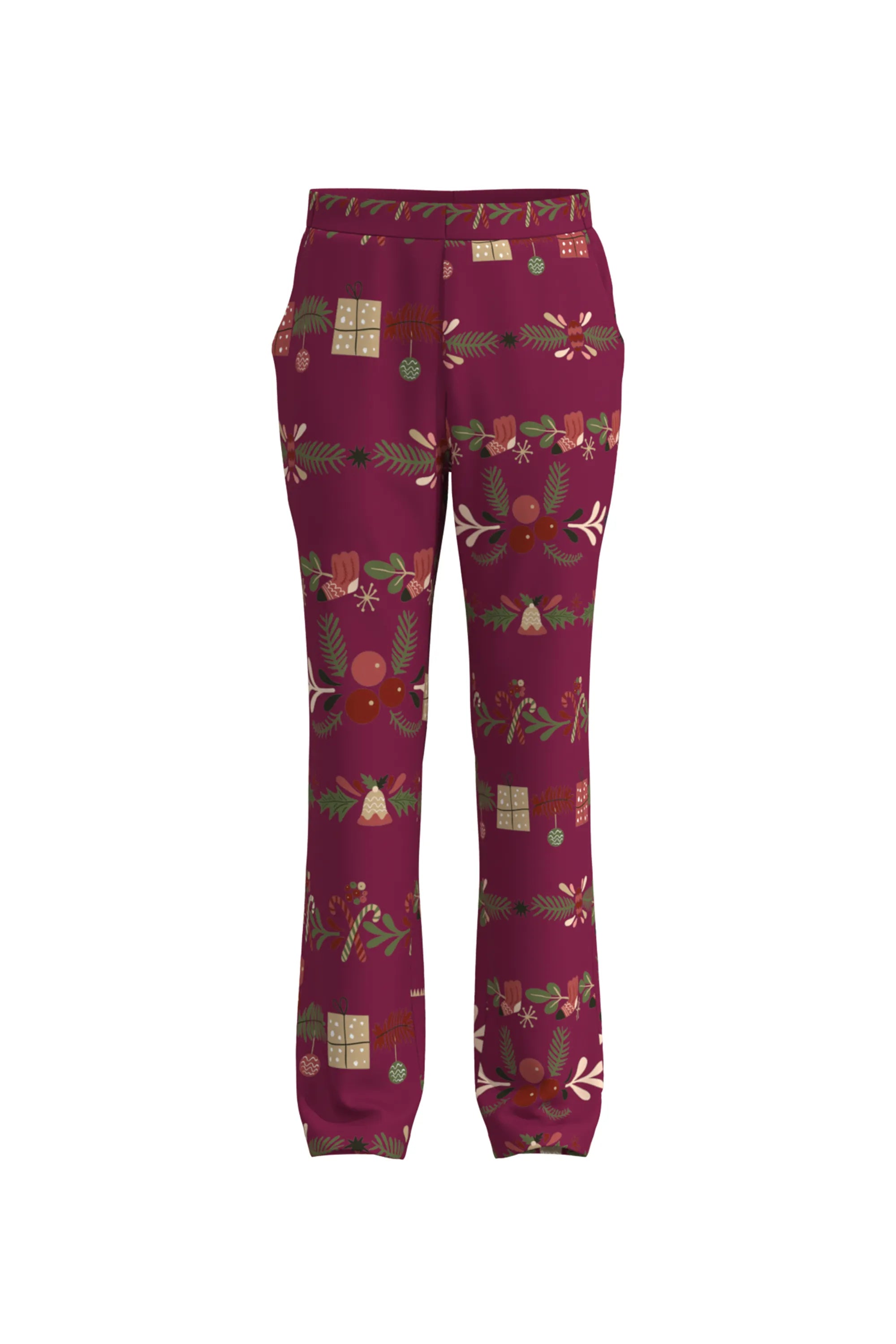 Men's Funny Printed Christmas Eve Party 2 Piece Suit