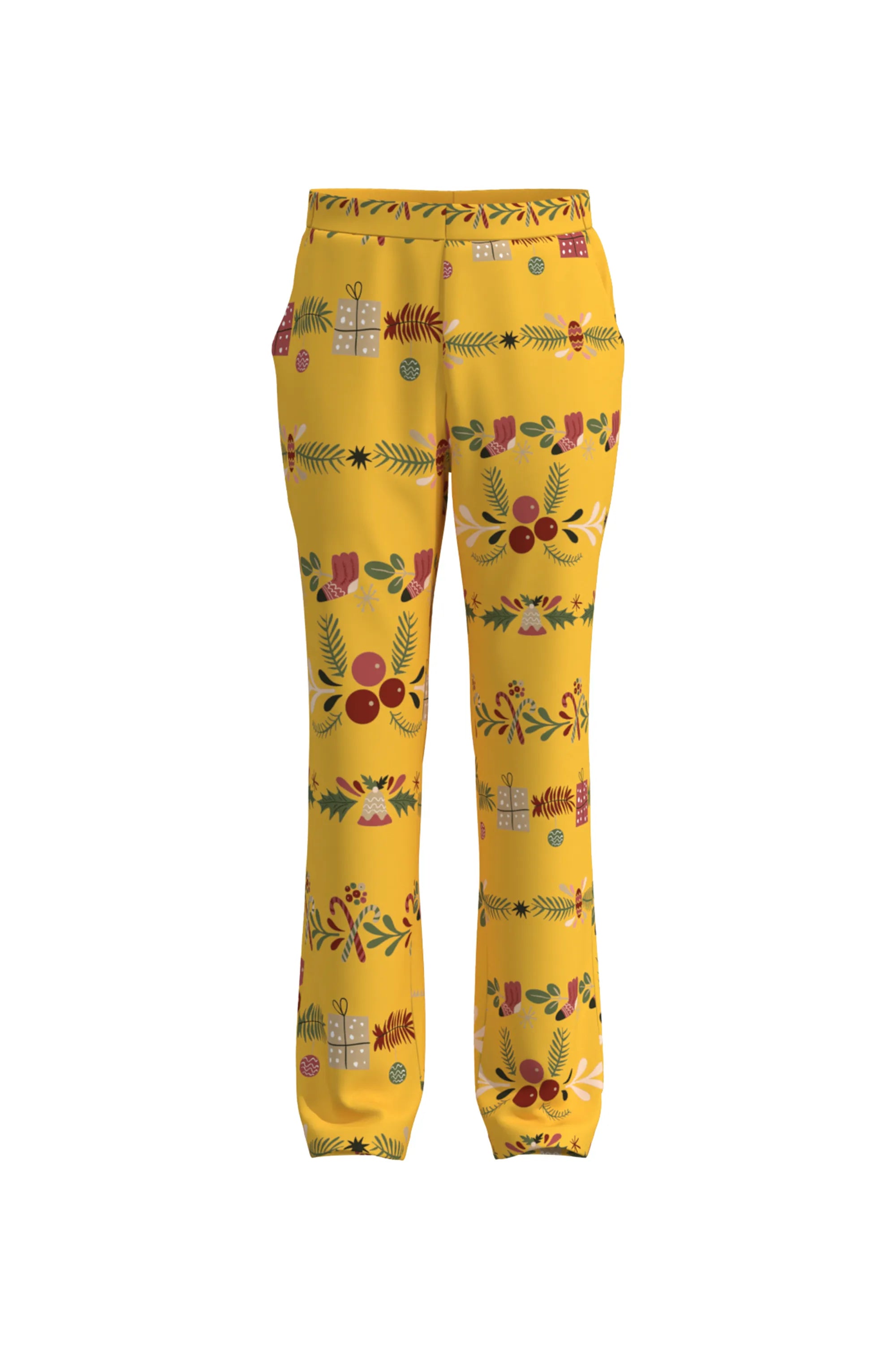 Men's Funny Printed Christmas Eve Party 2 Piece Suit