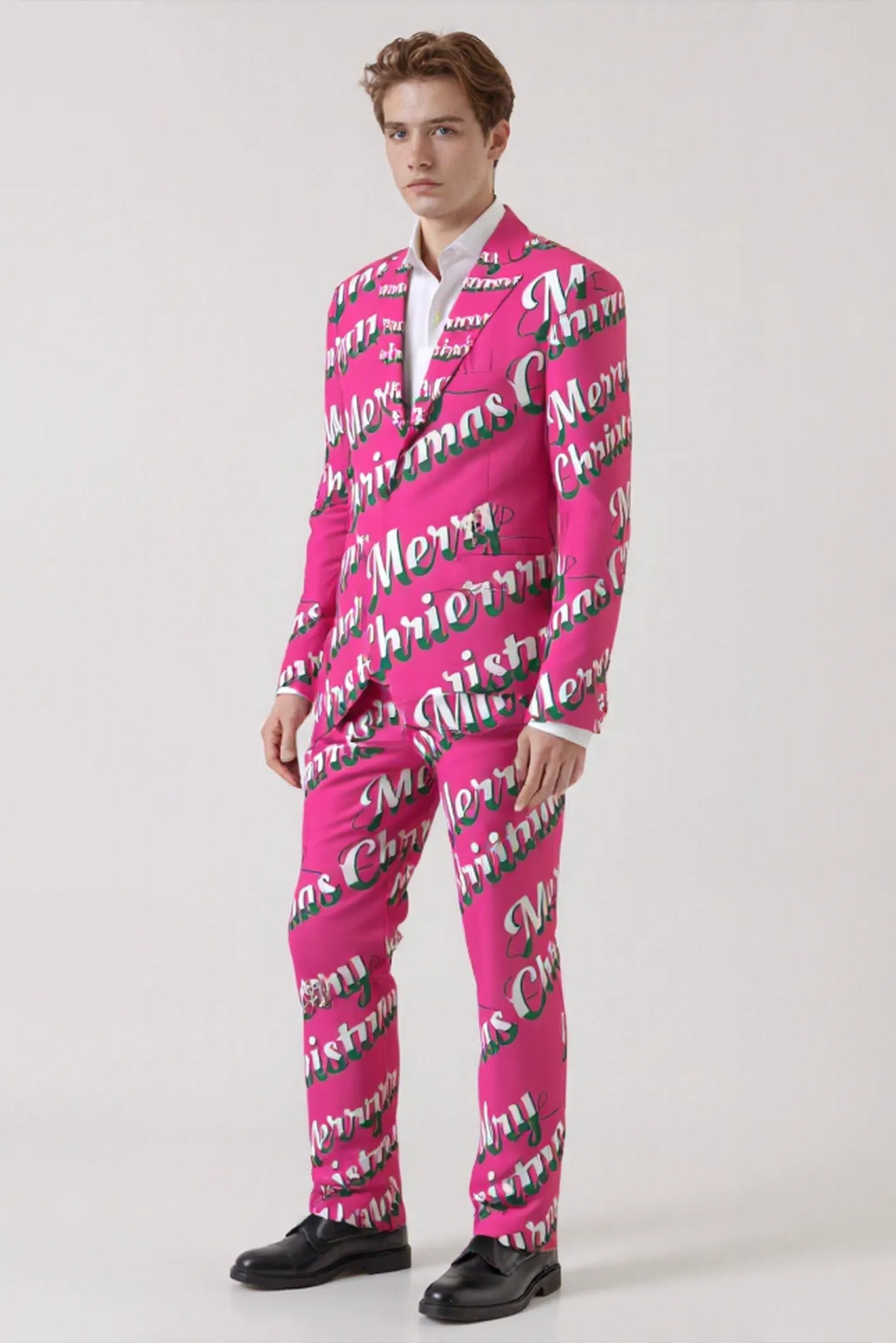 Elevated Holiday Vibes In Mens 2 Piece Suit With Christmas Suit Mens