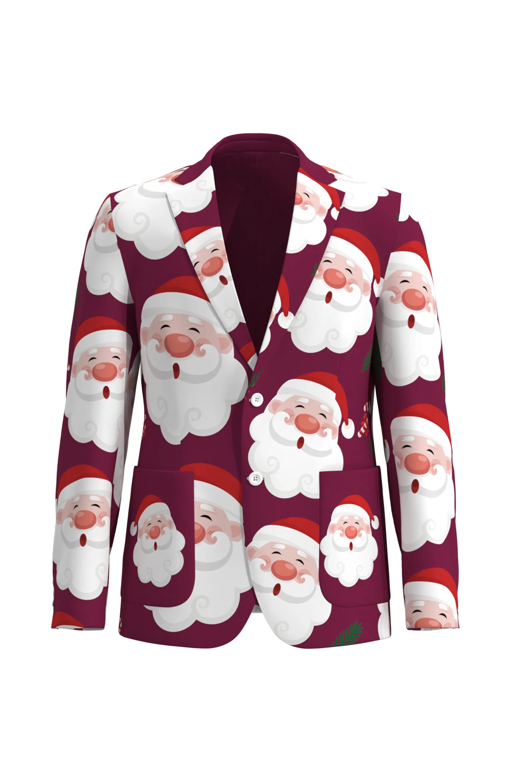 Men's Santa Claus Christmas Eve Party 2 Piece Suit