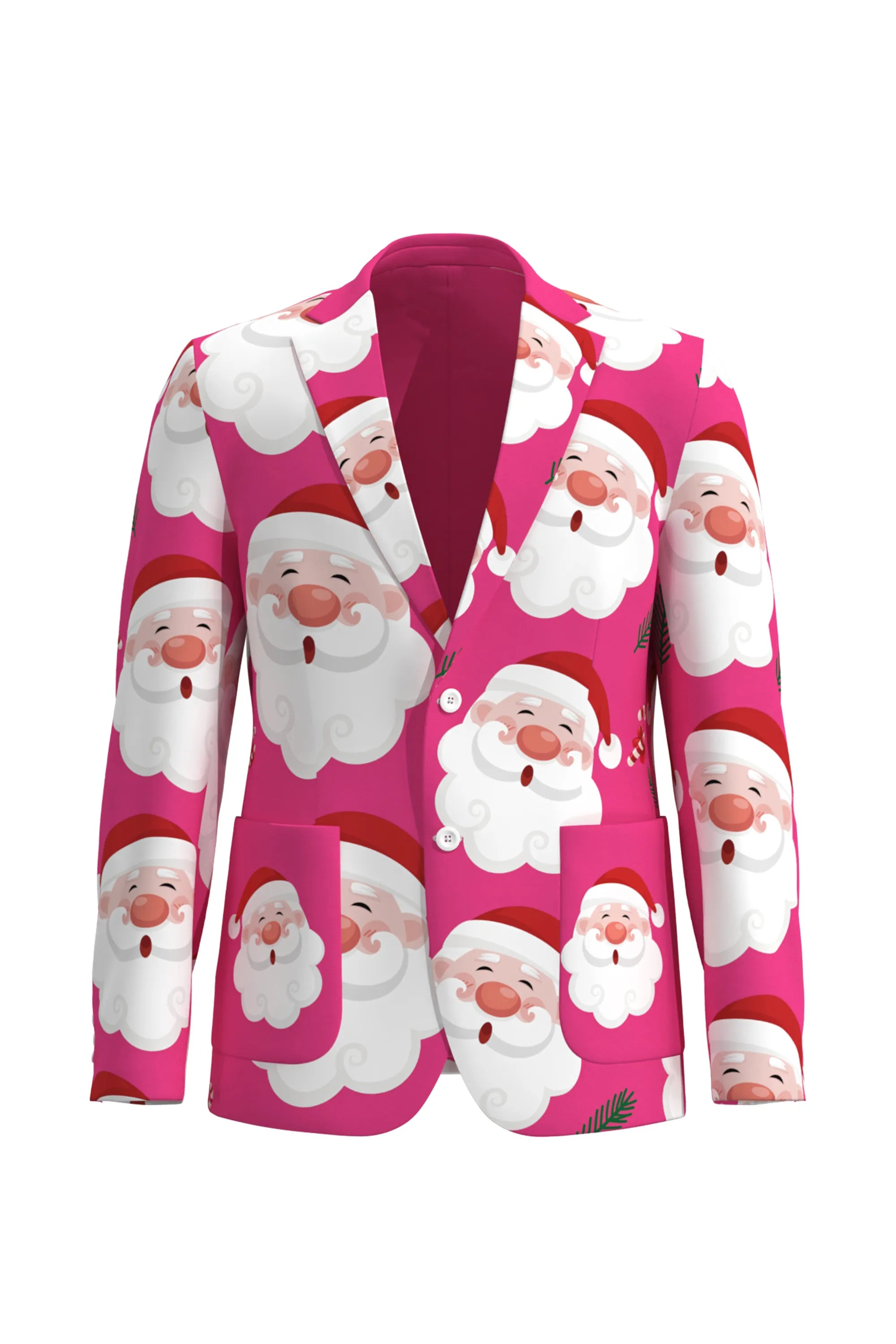 Men's Santa Claus Christmas Eve Party 2 Piece Suit