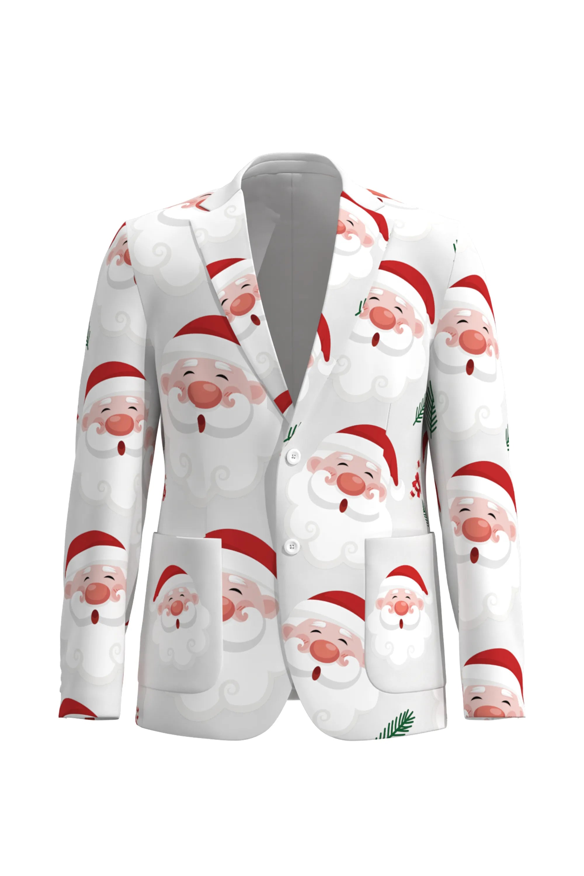 Men's Santa Claus Christmas Eve Party 2 Piece Suit