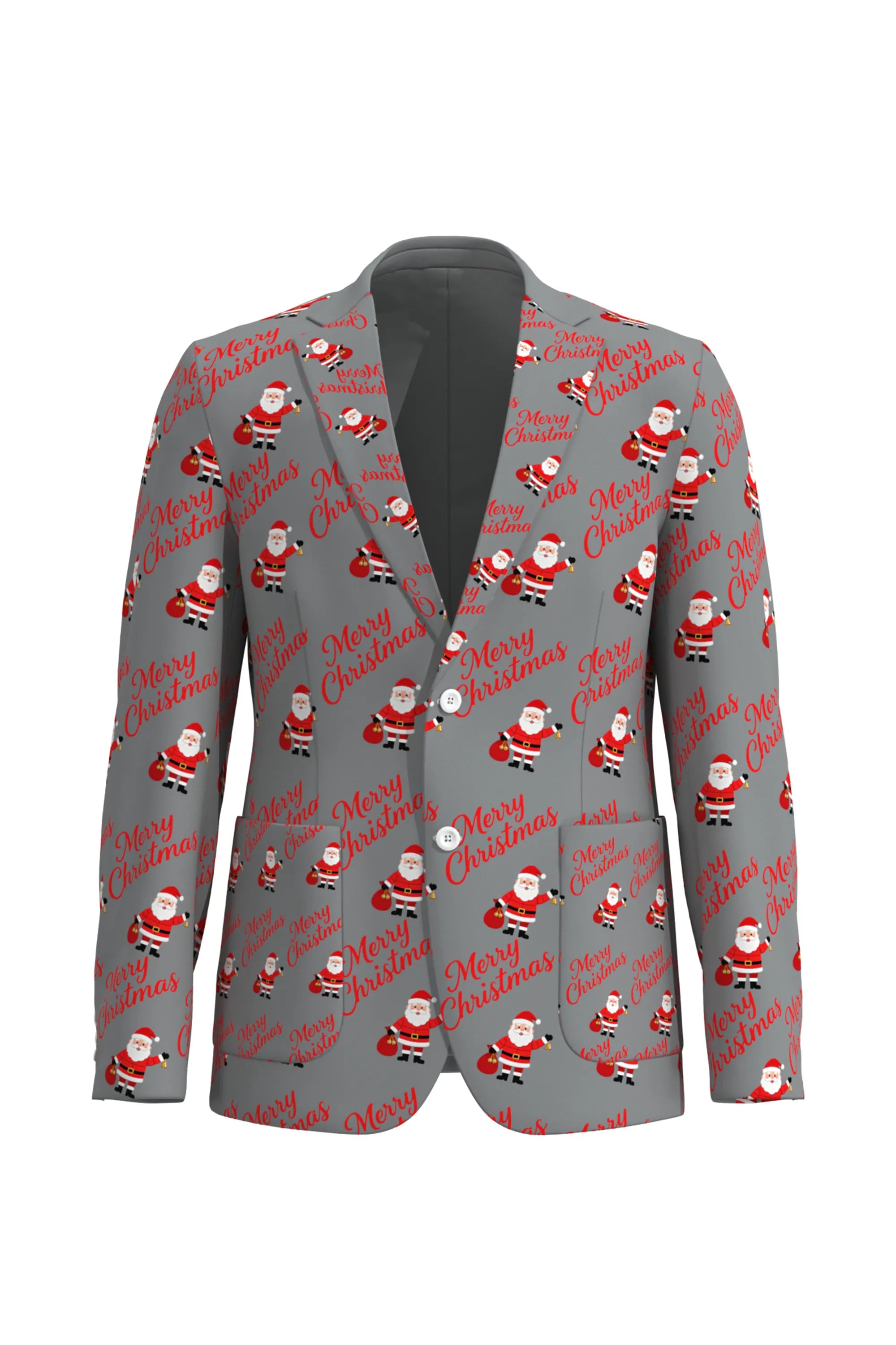 Men's Santa Claus Christmas Eve Party 2 Piece Suit
