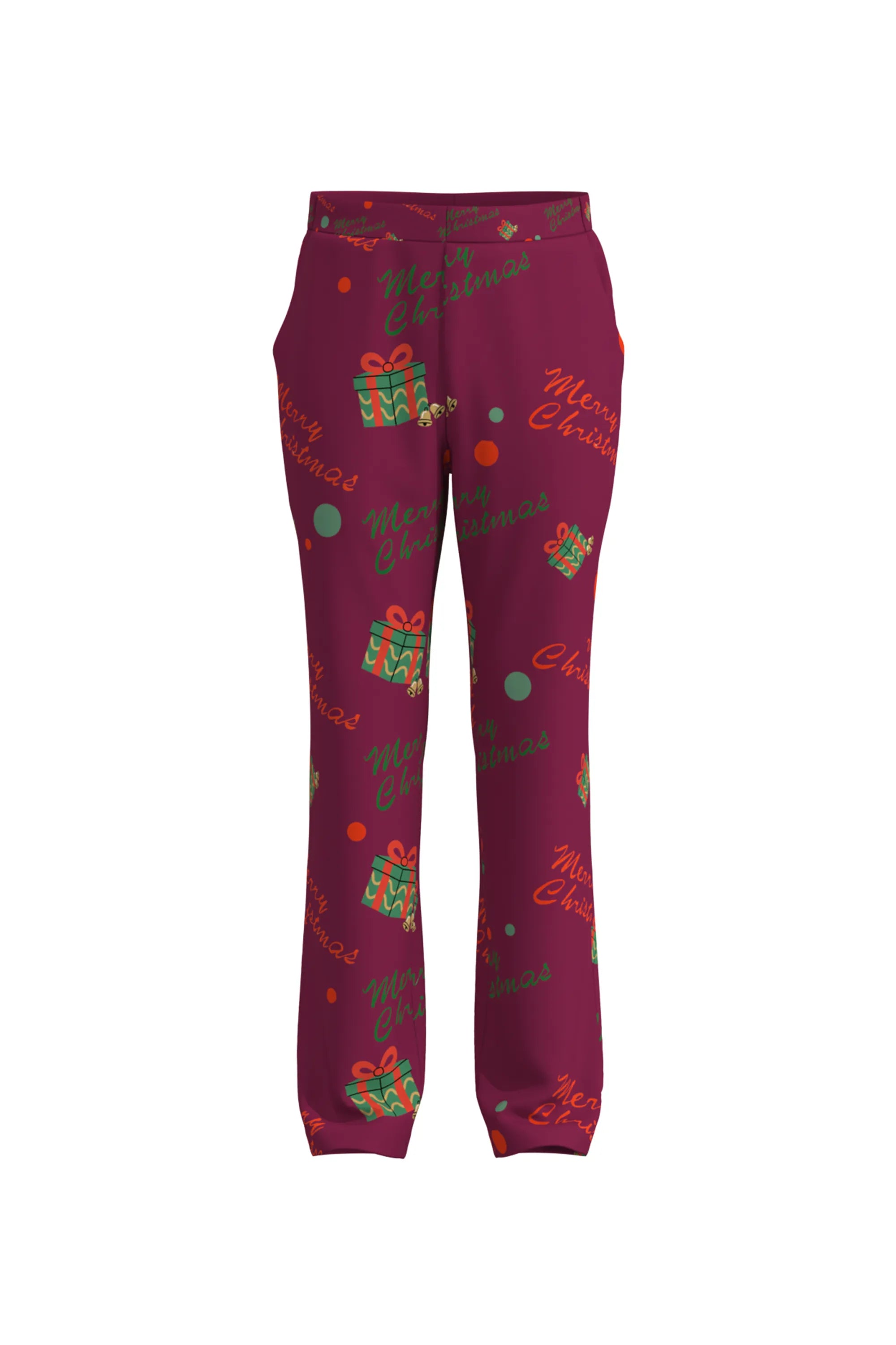 Men's Funny Printed Christmas Eve Party 2 Piece Suit