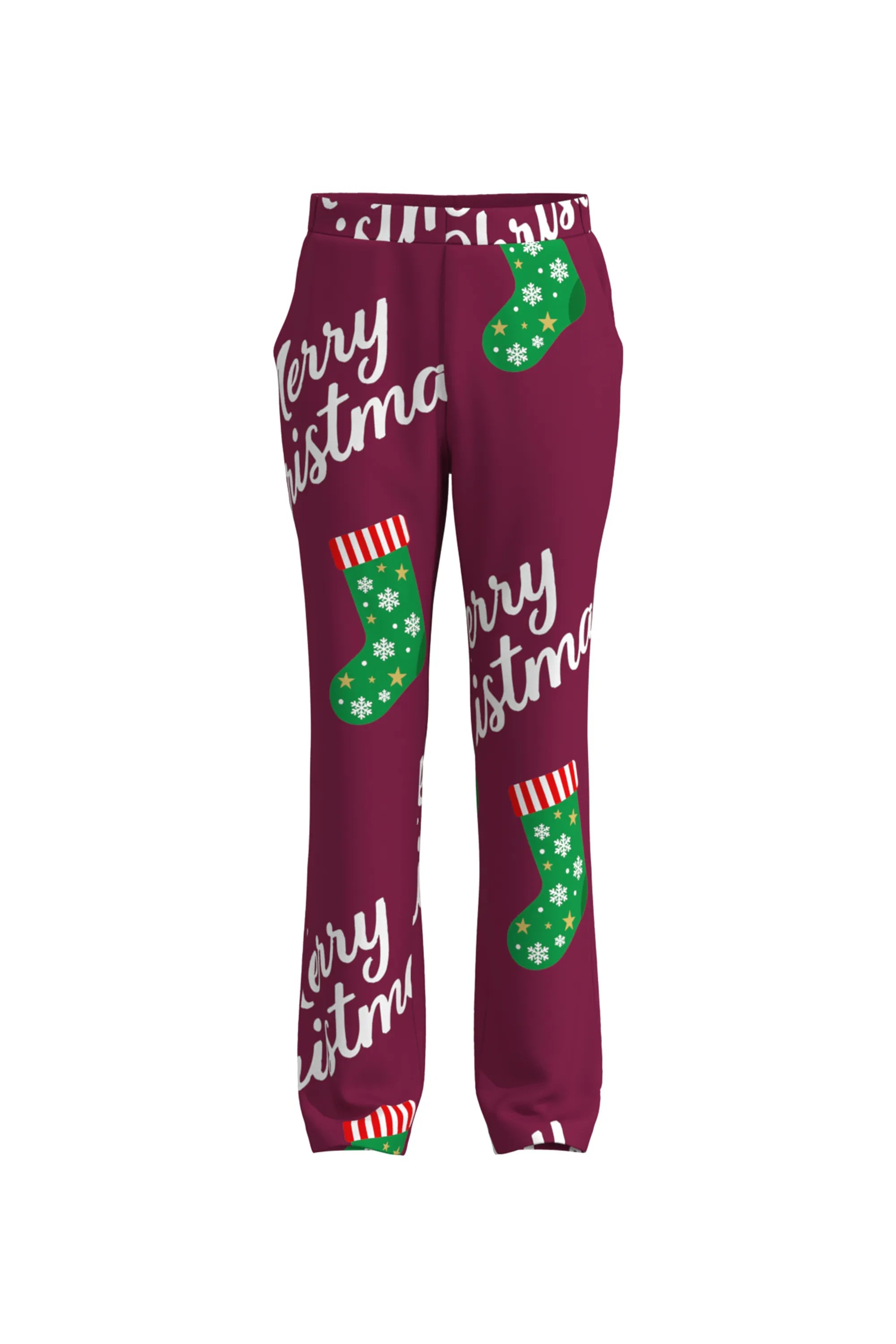 Men's Funny Pattern Christmas Eve Party 2 Piece Suit