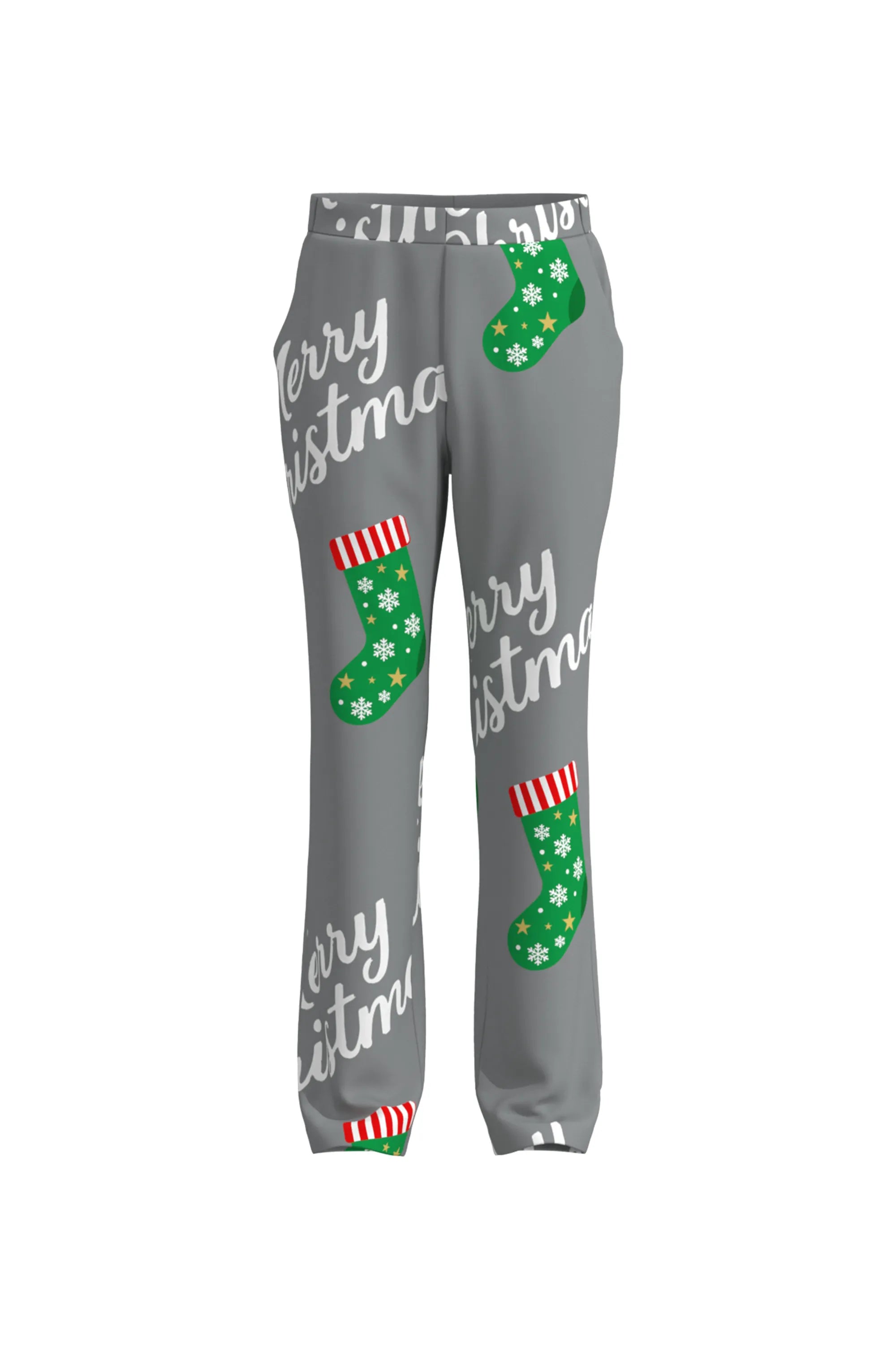Men's Funny Pattern Christmas Eve Party 2 Piece Suit