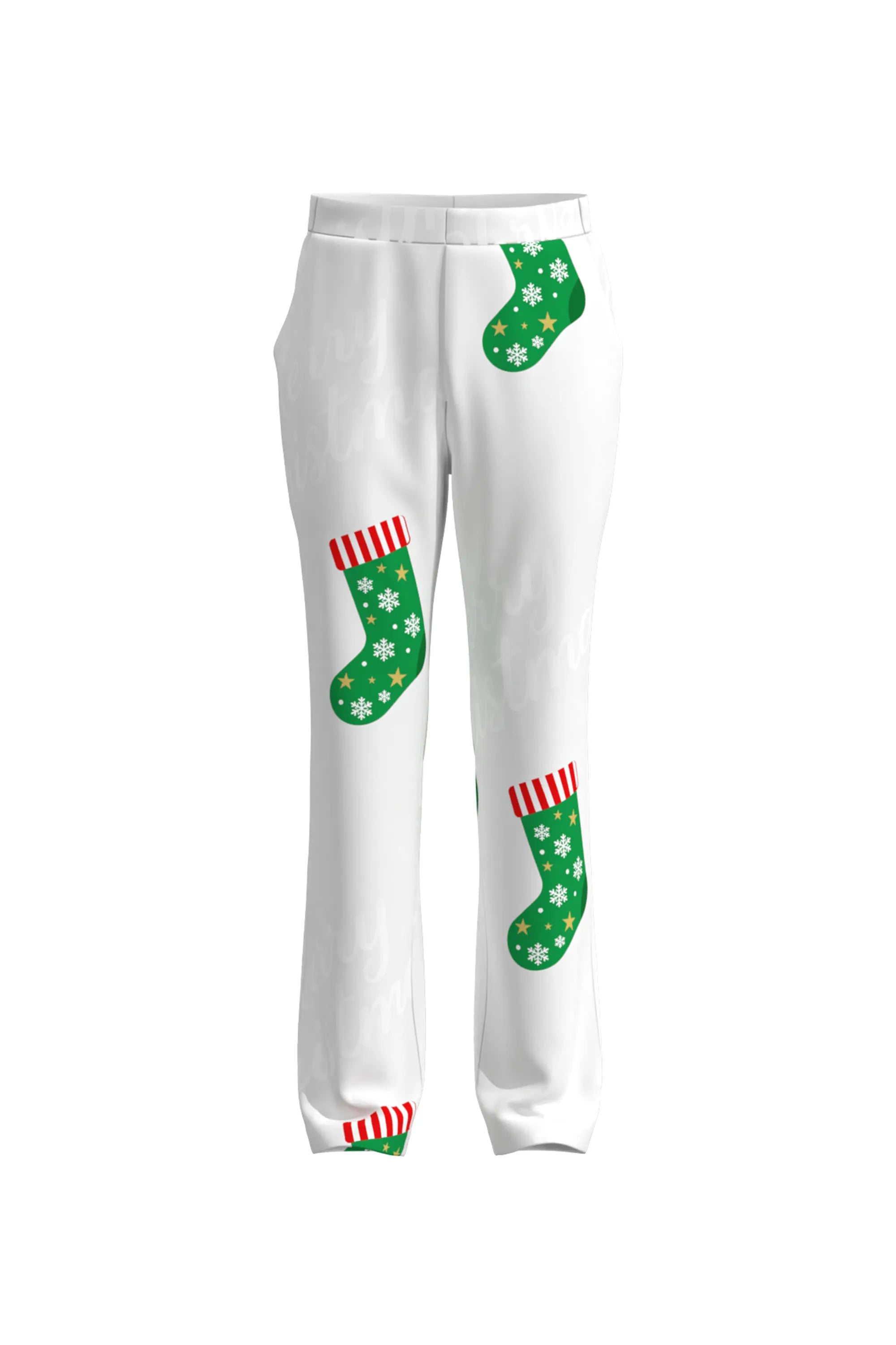 Men's Funny Pattern Christmas Eve Party 2 Piece Suit