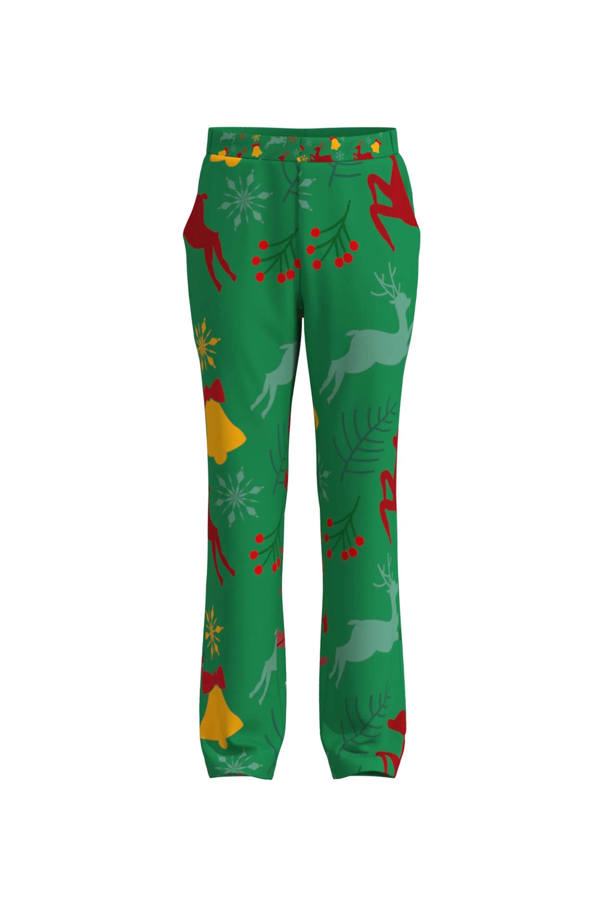 Men's Deer Animal Christmas Eve Party 2 Piece Suit