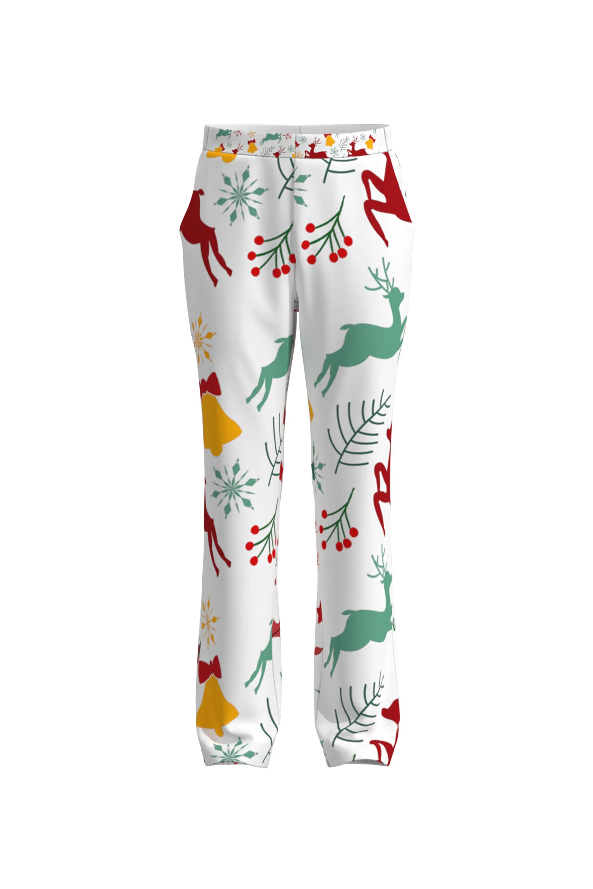 Men's Deer Animal Christmas Eve Party 2 Piece Suit