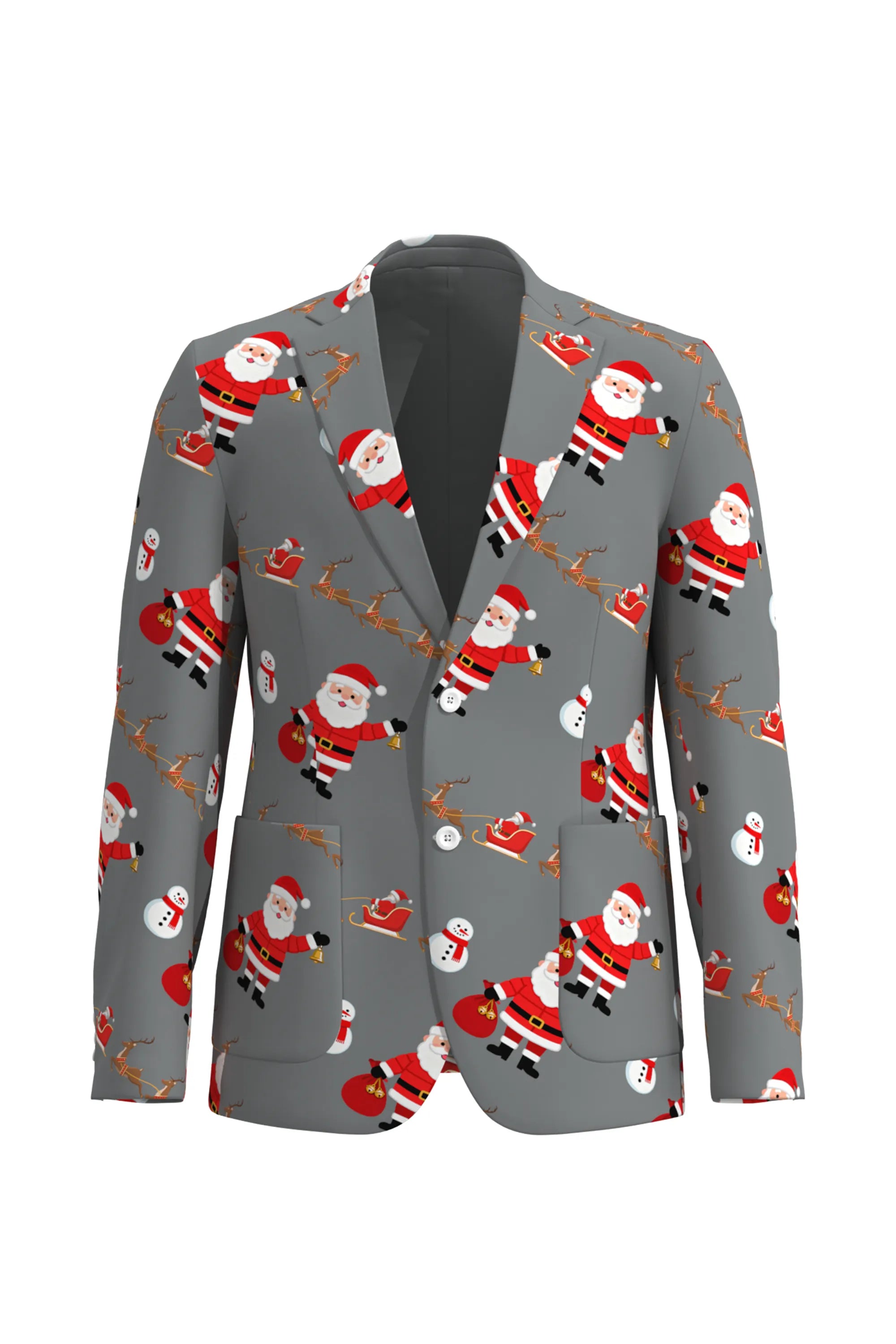 Men's Santa Claus Christmas Eve Party 2 Piece Suit
