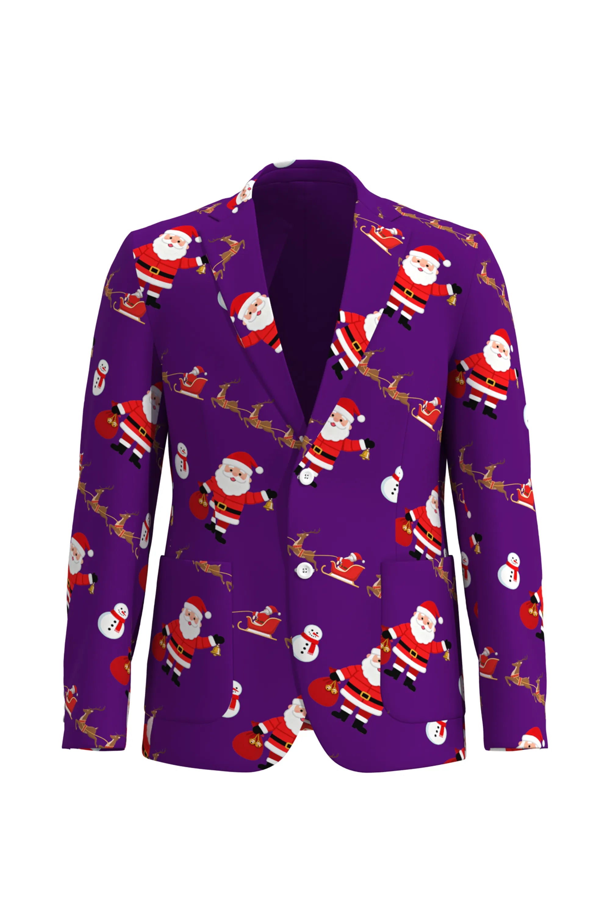 Men's Santa Claus Christmas Eve Party 2 Piece Suit