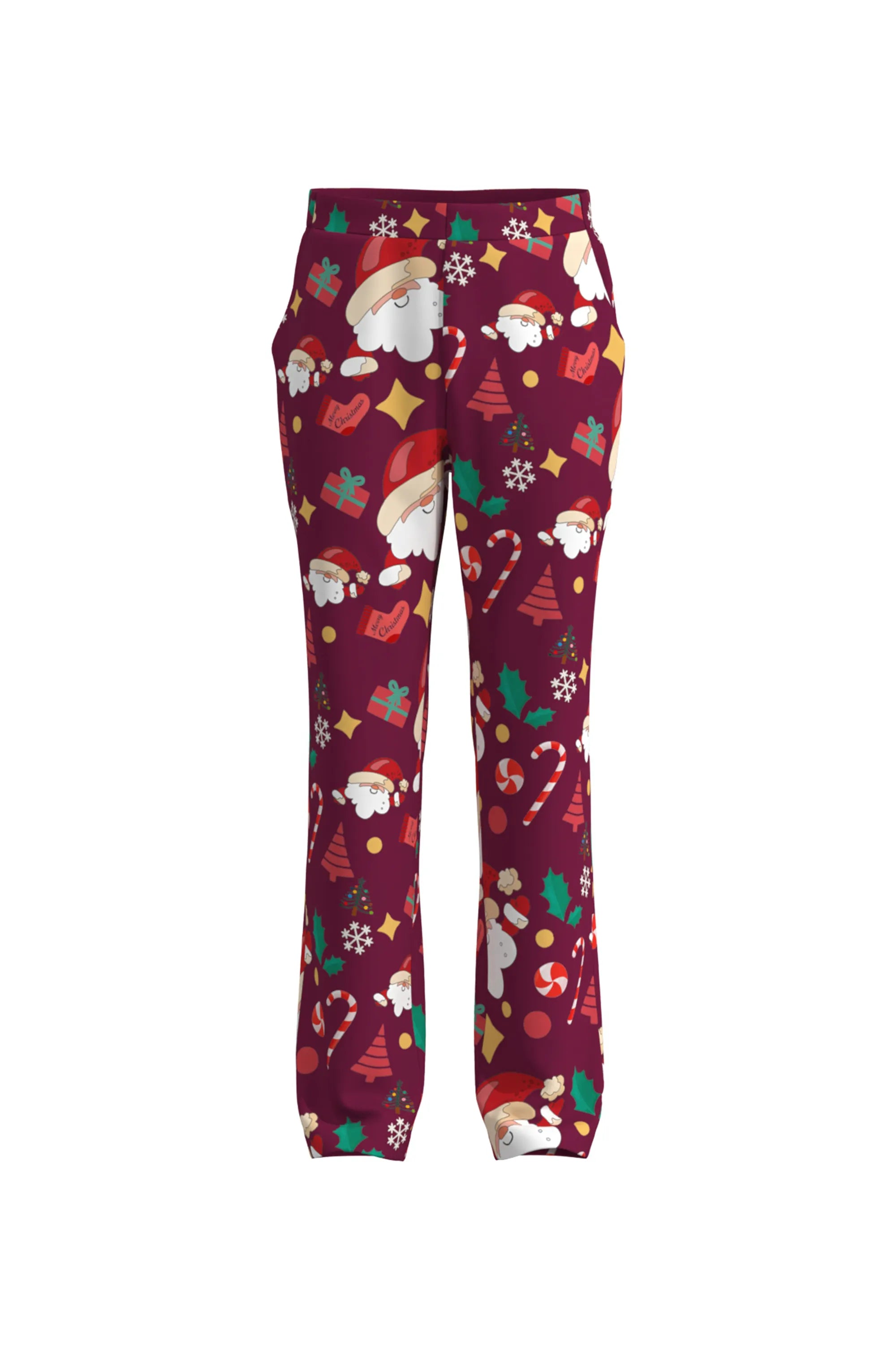 Men's Funny Pattern Christmas Eve Party 2 Piece Suit