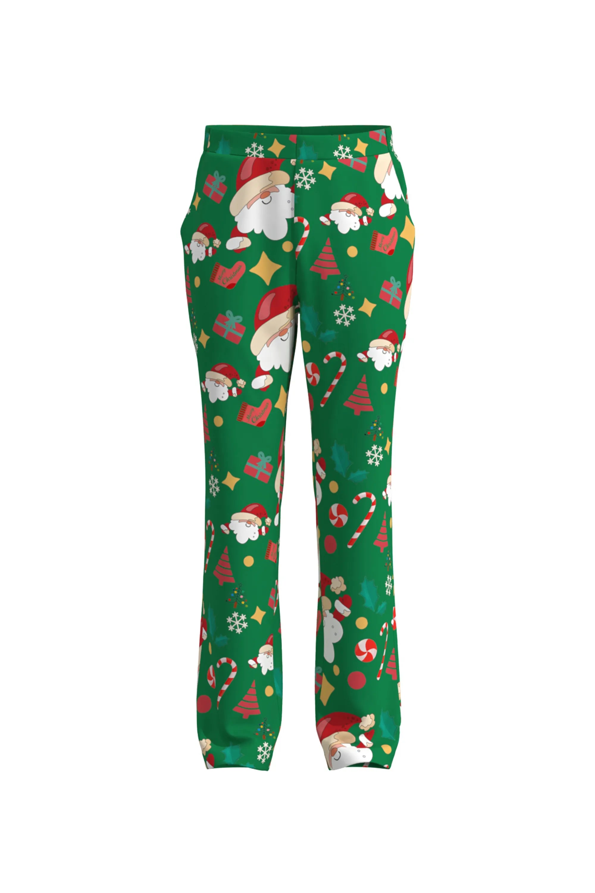 Men's Funny Pattern Christmas Eve Party 2 Piece Suit