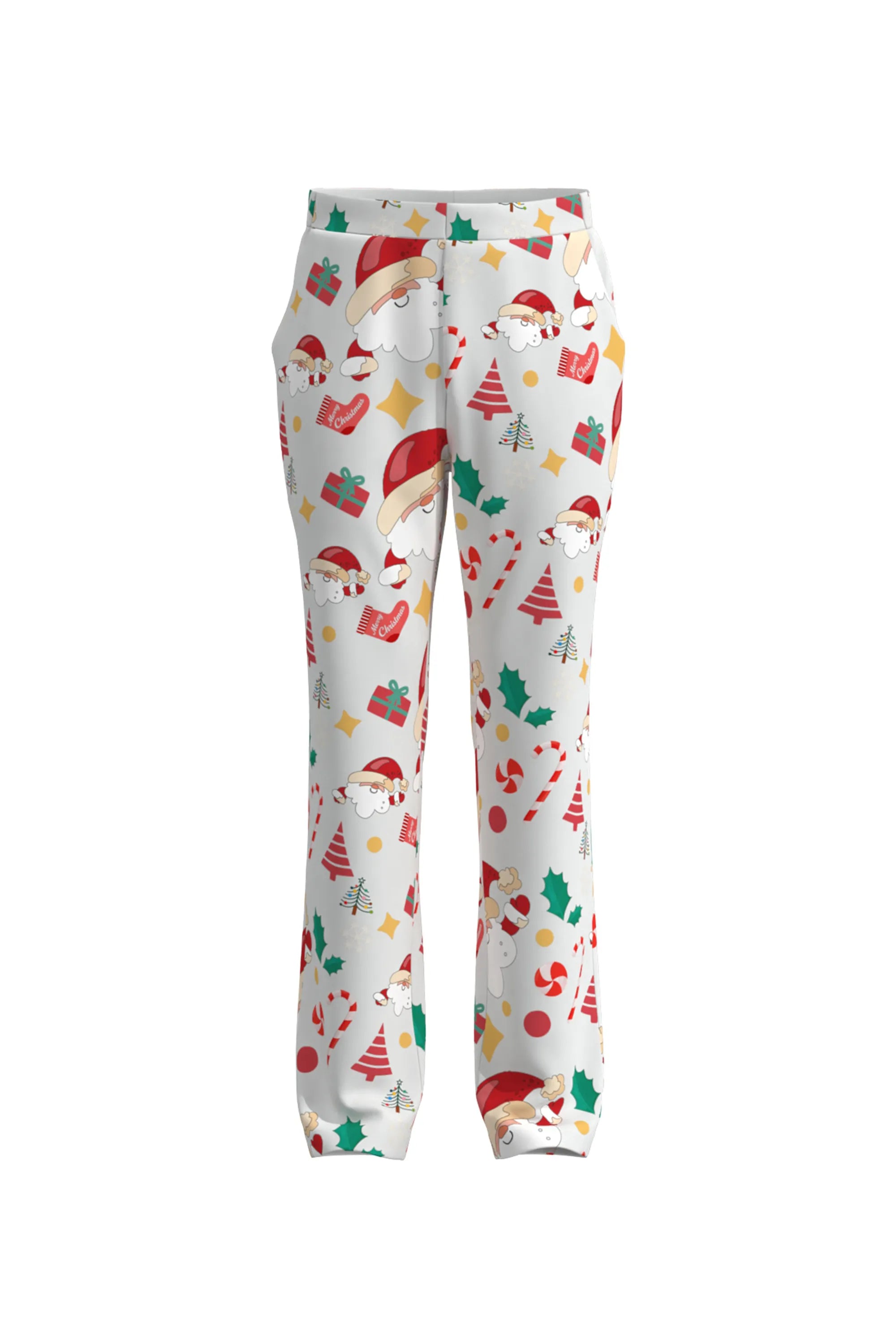 Men's Funny Pattern Christmas Eve Party 2 Piece Suit