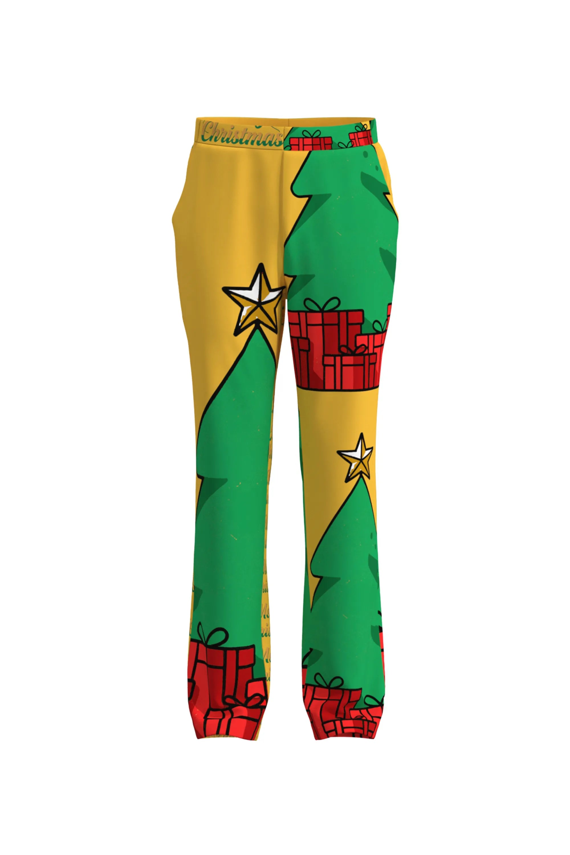 Men's Stars Santa Claus Christmas Eve Party 2 Piece Suit