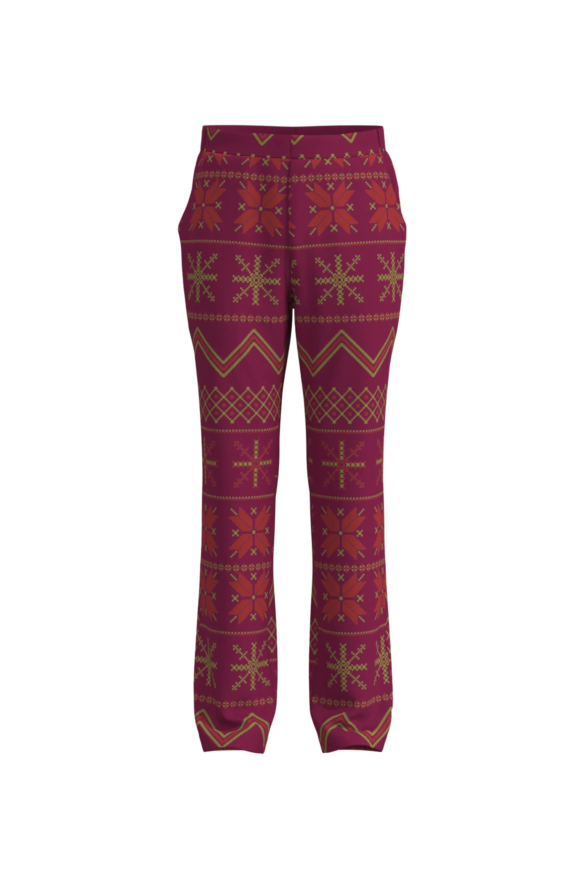 Men's Snowflake Christmas Eve Party 2 Piece Suit