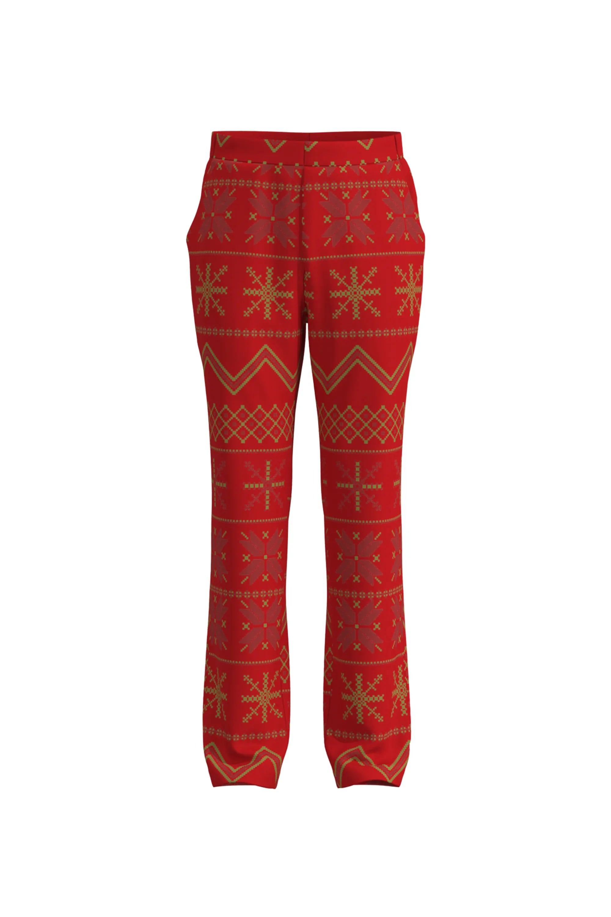 Men's Snowflake Christmas Eve Party 2 Piece Suit