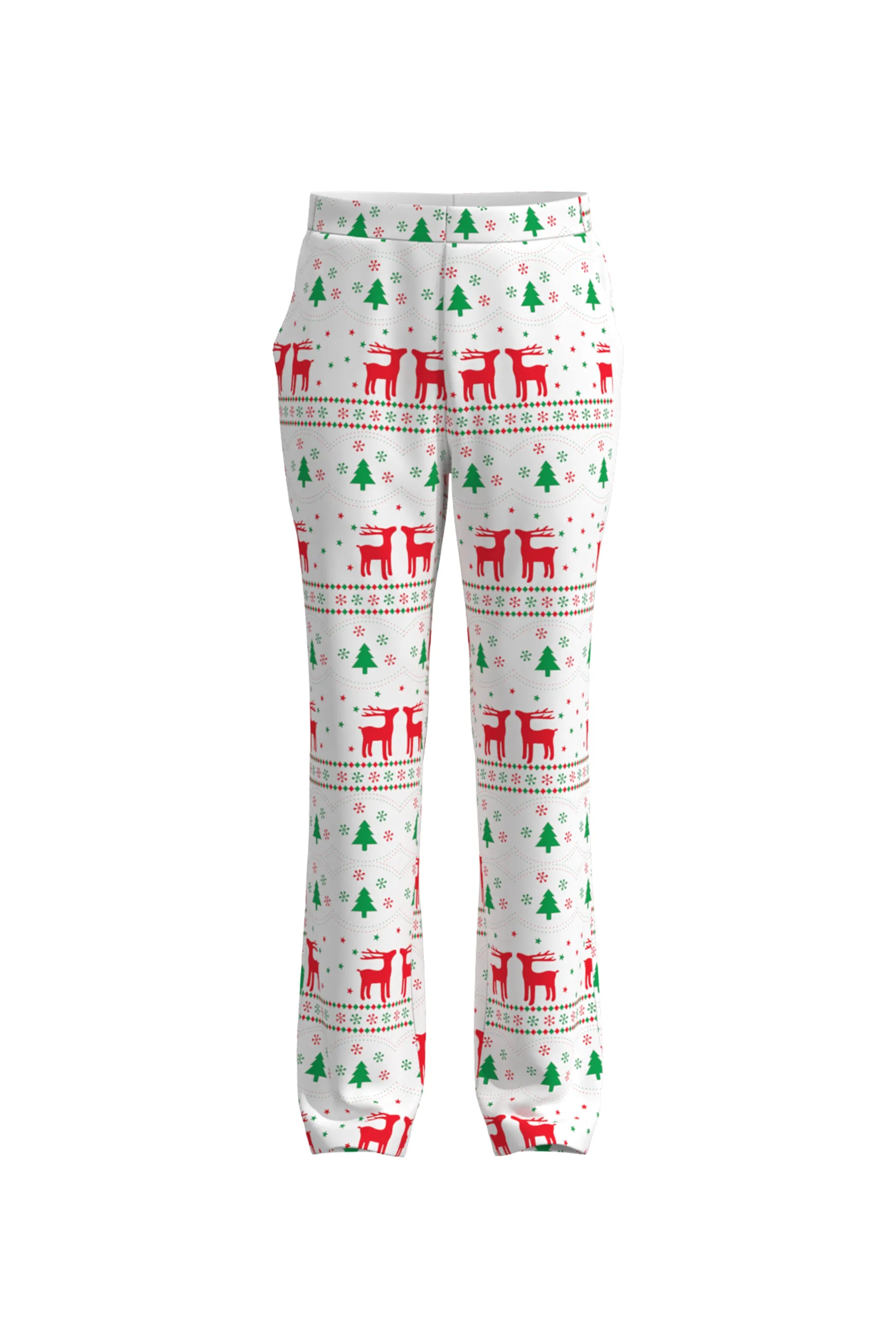 Men's Deer Animal Christmas Eve Party 2 Piece Suit