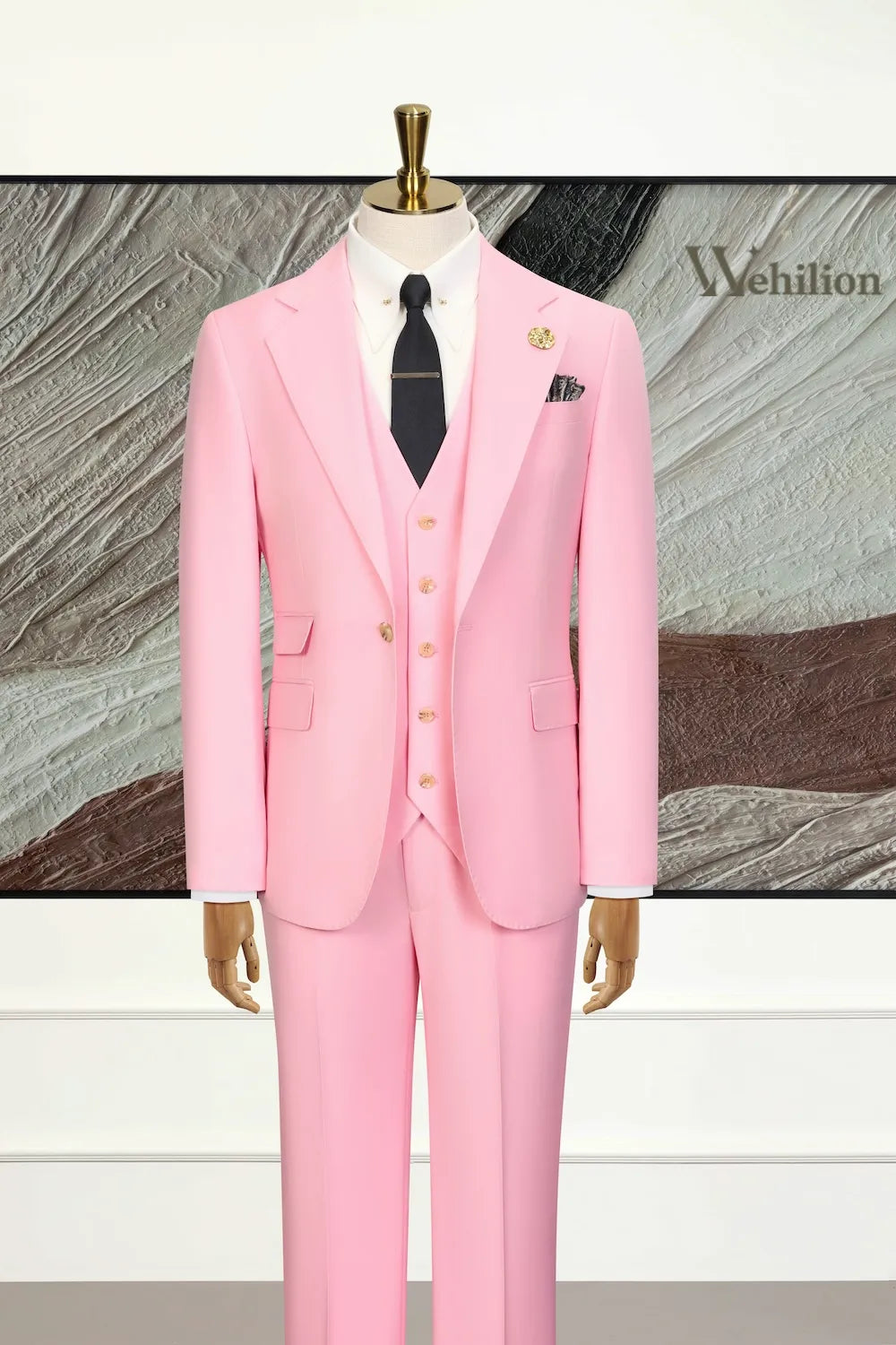 Men's Modern Slim Fit 3 Piece Suits