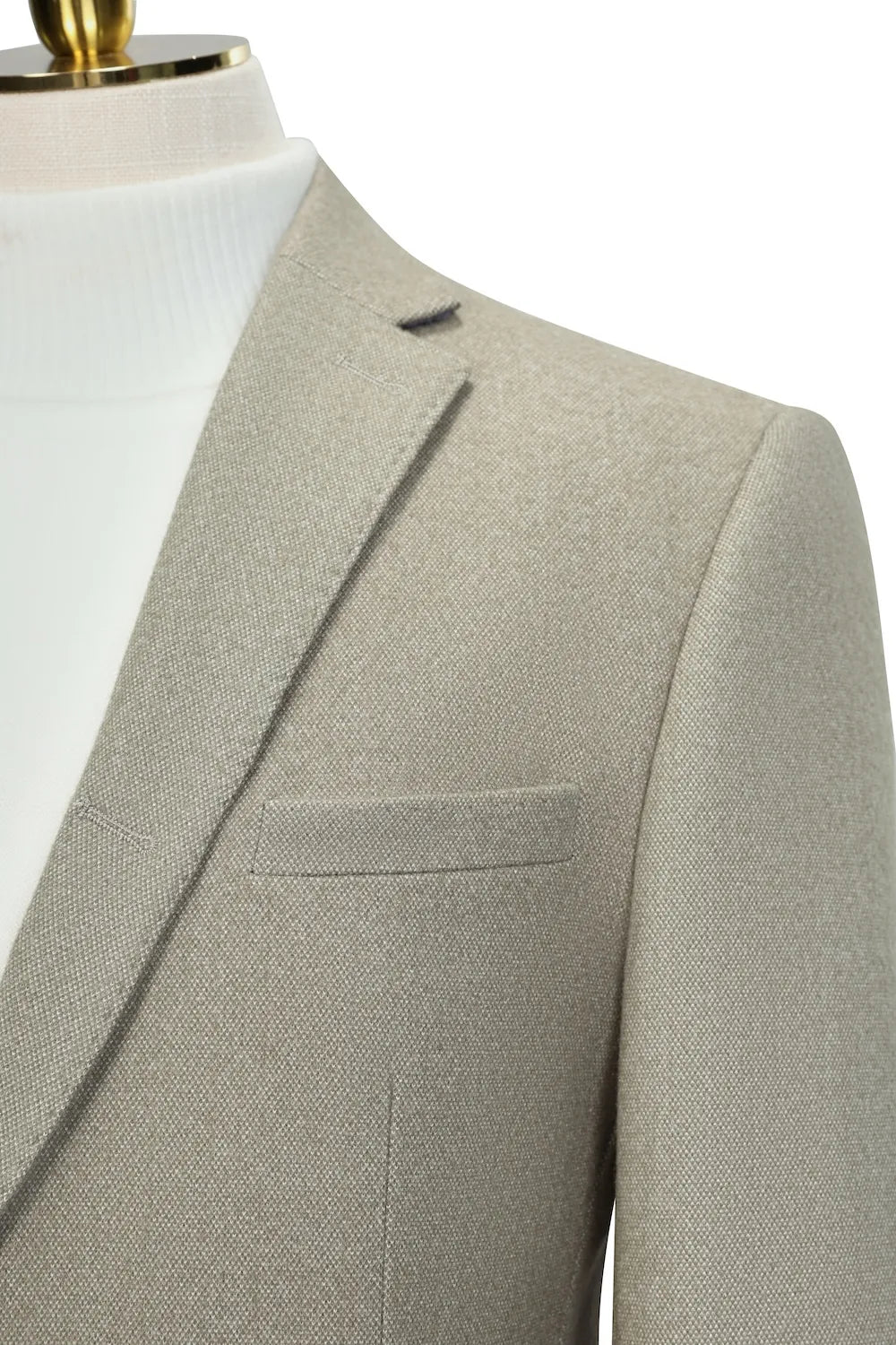 Men's Elegant Herringbone 3 Piece Suit