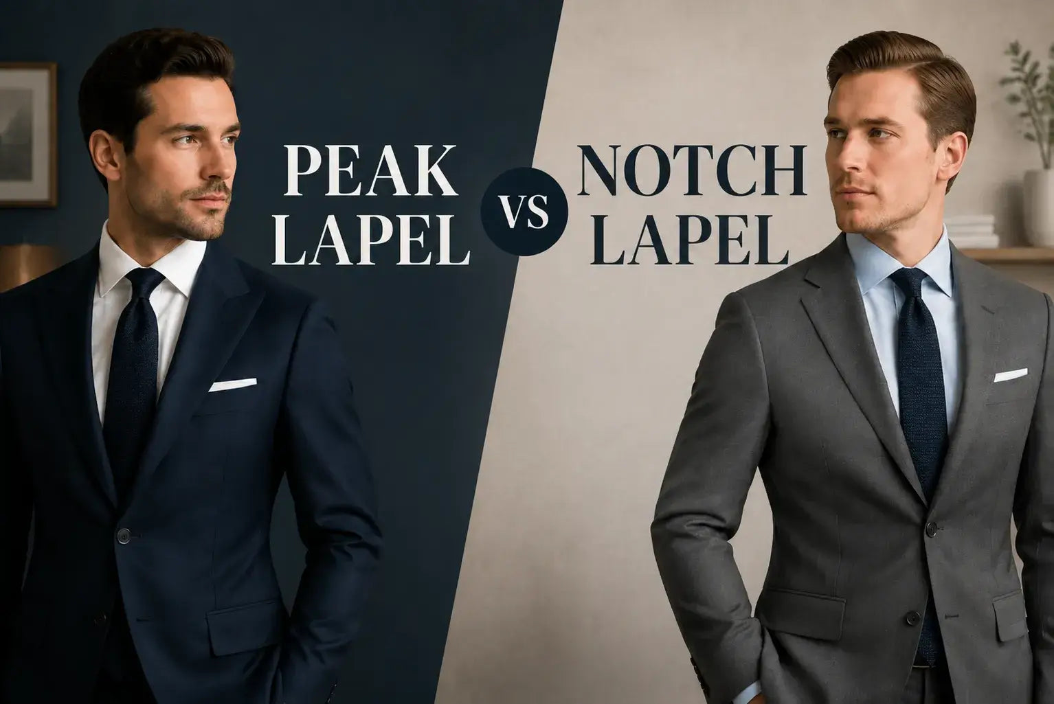 Peak Lapel vs Notch Lapel: Which Suit Style Is Right for You?