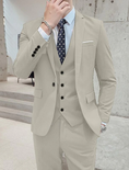 Cargar la imagen en la vista de la galería, Men's Wedding Suits Business Formal Work Wear Suits 3 Piece Suits
