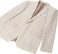 Bild in Galerie-Betrachter laden, Summer Casual Linen 3 Piece Boys Suit Jacket Vest Pant Set
