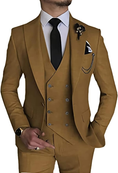 Cargar la imagen en la vista de la galería, Double Breasted Suit One Button 3 Piece Men's Suit
